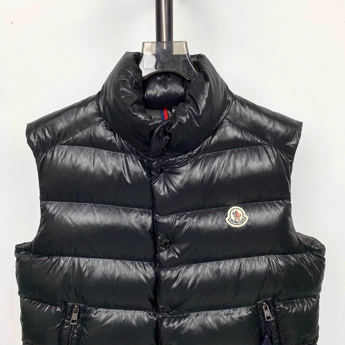 Moncler Moncler Tibb Quilted Nylon Down Vest Logo Size US L / EU 52-54 / 3 - 3 Thumbnail