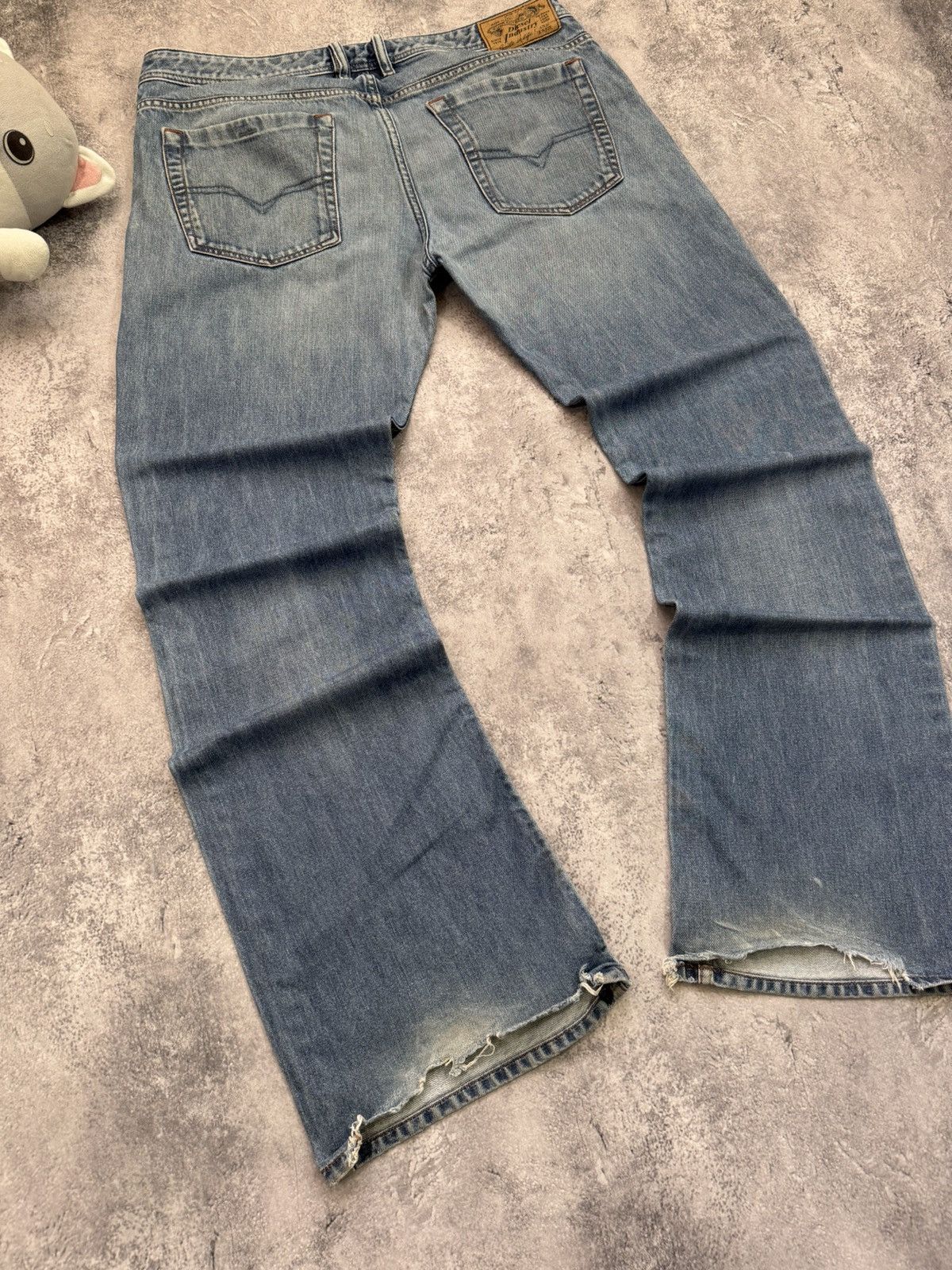 Diesel Vintage Diesel Jeans Baggy Distressed Flared Size US 36 / EU 52 - 2 Thumbnail