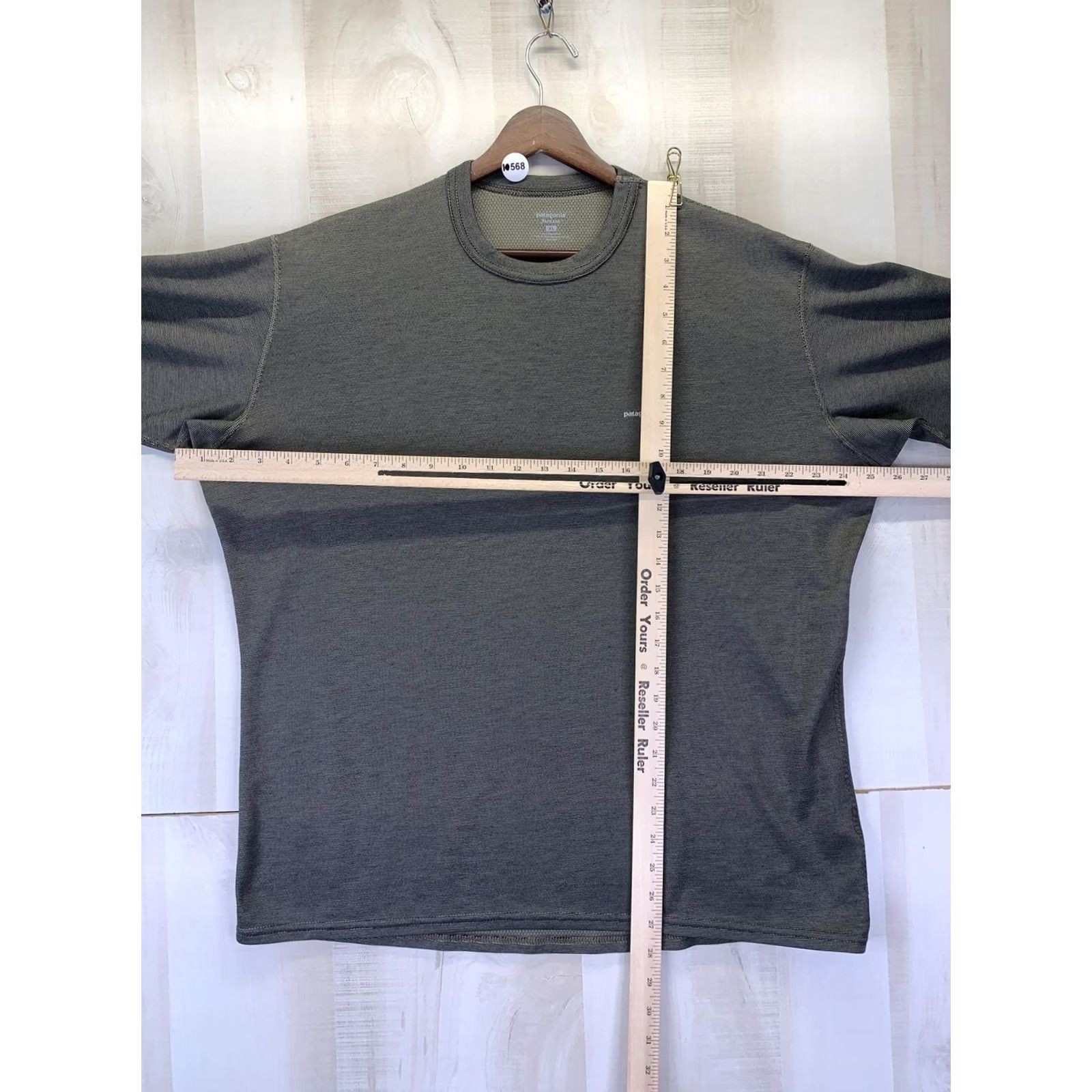 Patagonia Patagonia Capilene Long Sleeve Shirt Front Mens XL-10568 Striped Crew Neck Pullover Size US XL / EU 56 / 4 - 4 Thumbnail