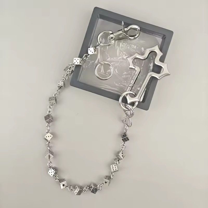 Jewelry Cross Dice Wallet Chain Size ONE SIZE - 9 Thumbnail