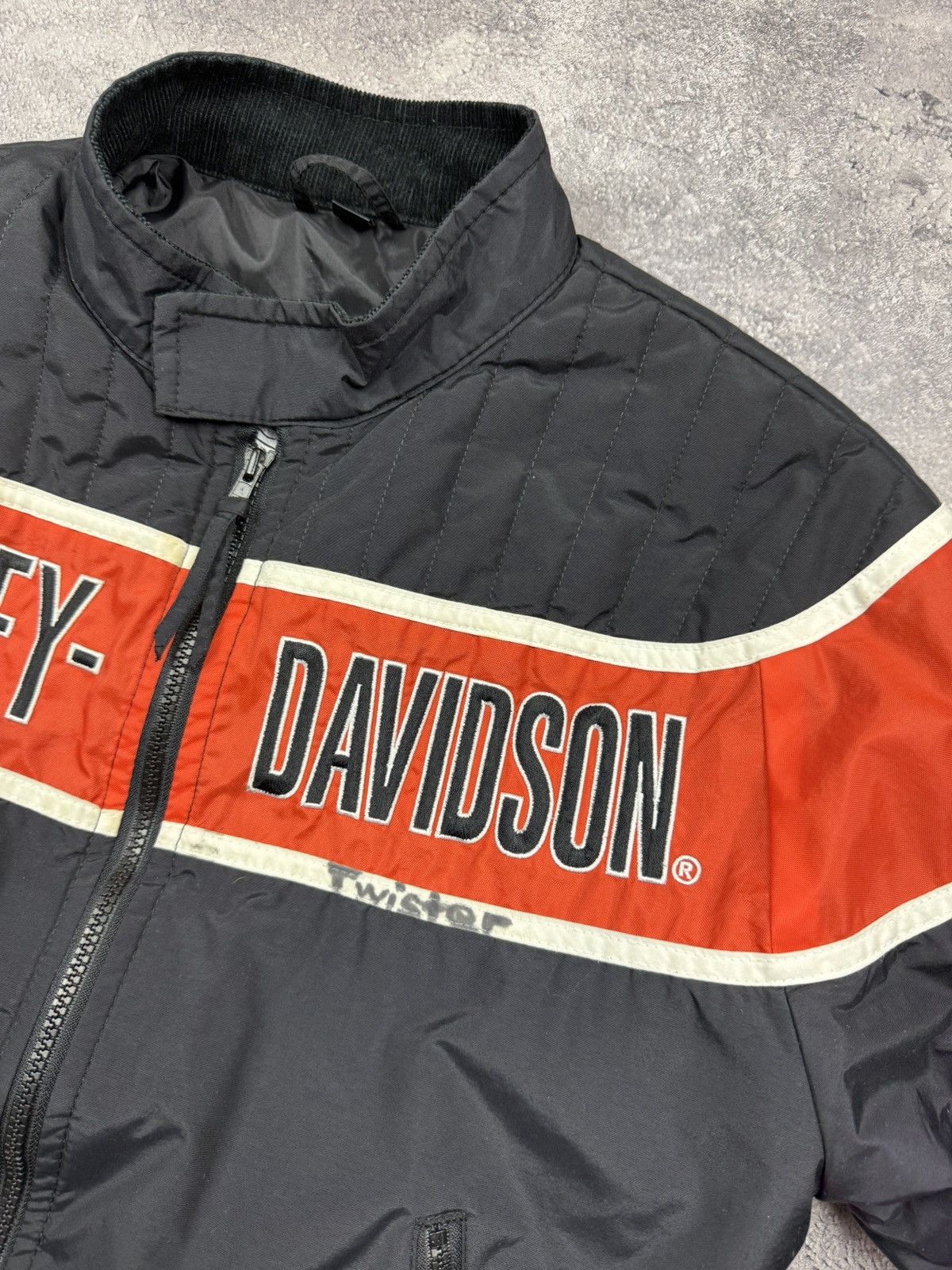 Harley Davidson Vintage Harley Davidson Jacket Big Logo Y2K Made In USA Size US S / EU 44-46 / 1 - 23 Thumbnail