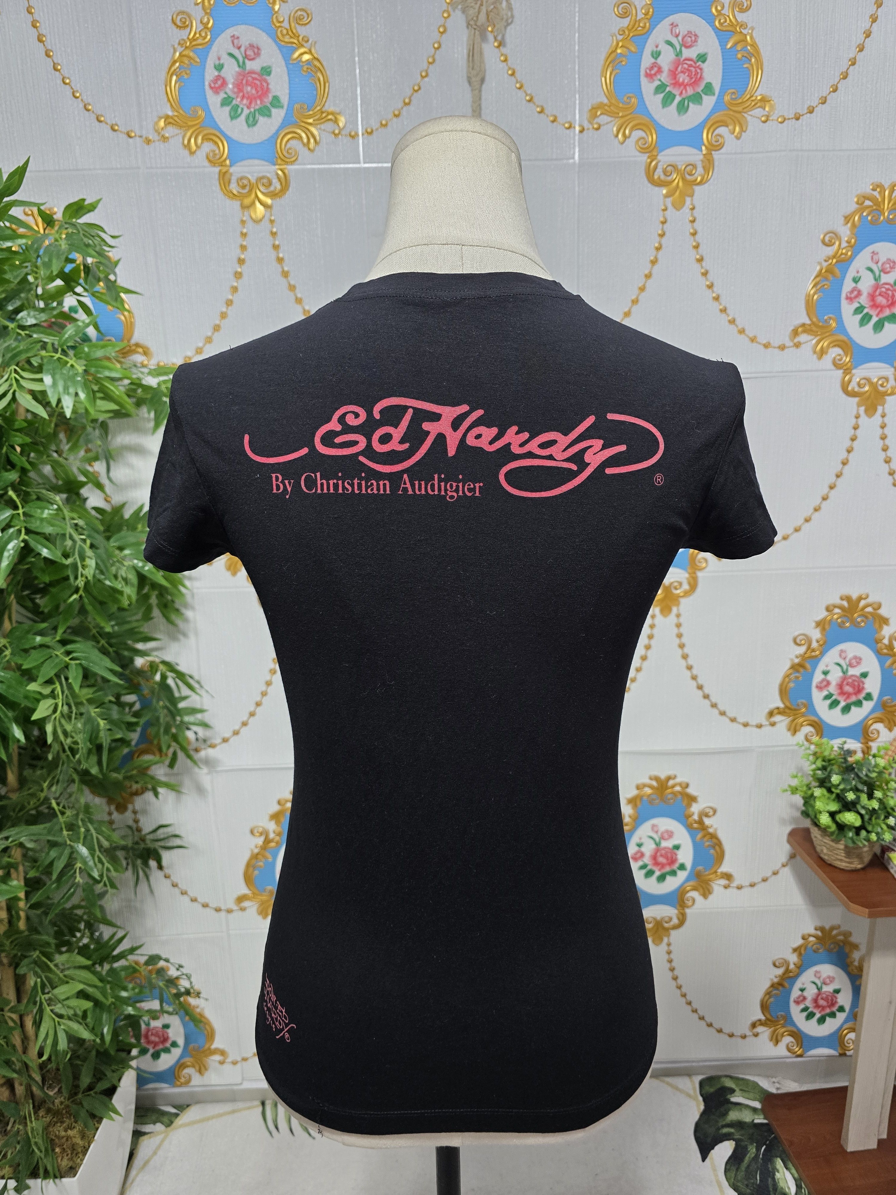 Ed Hardy ED HARDY x CHRISTIAN AUDIGIER vintage RARE fits s/m Size M / US 6-8 / IT 42-44 - 9 Thumbnail