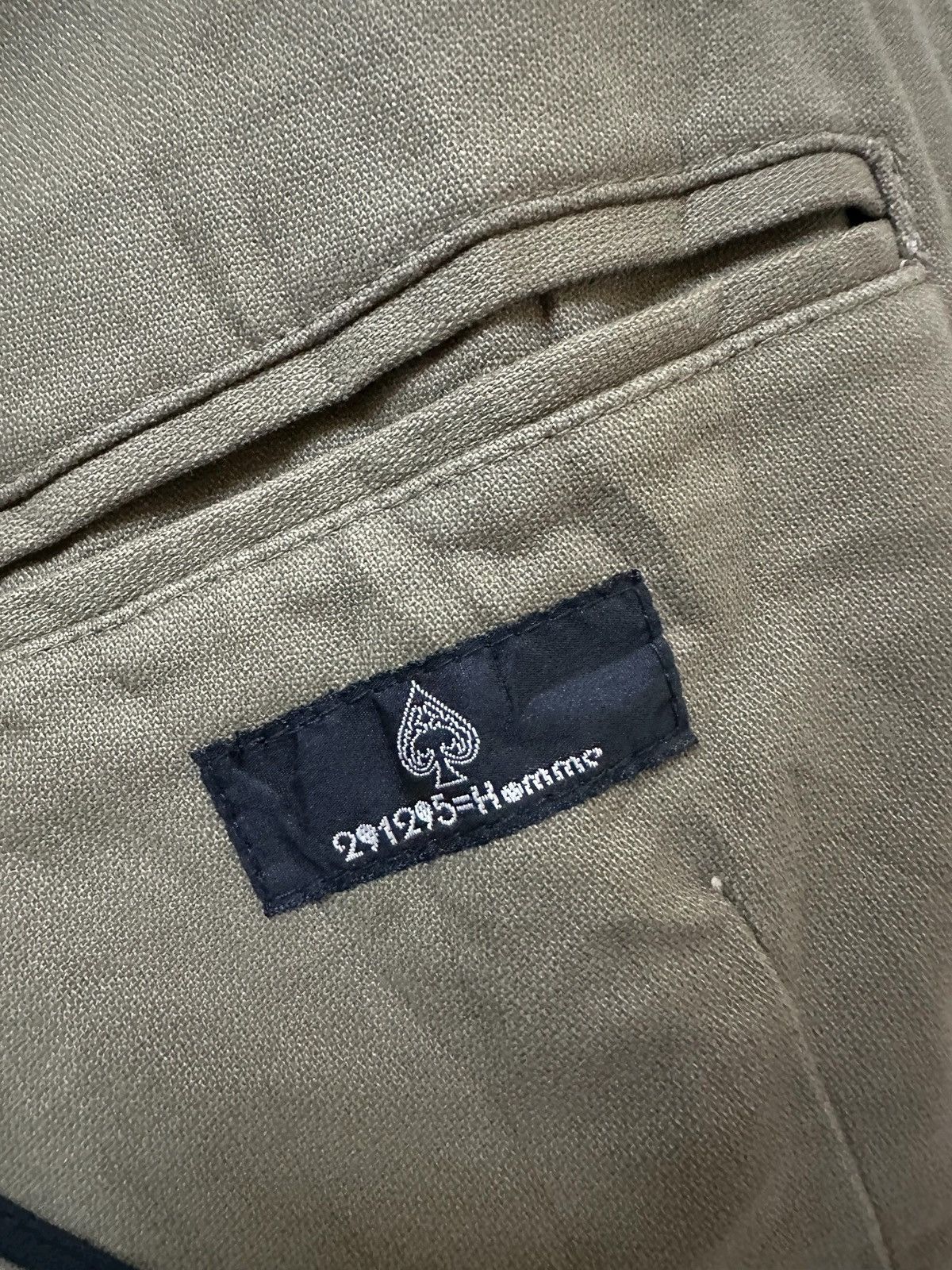 291295=Homme 291295=HOMME Japanese Designer Cotton Utility Blazer Size US M / EU 48-50 / 2 - 5 Thumbnail