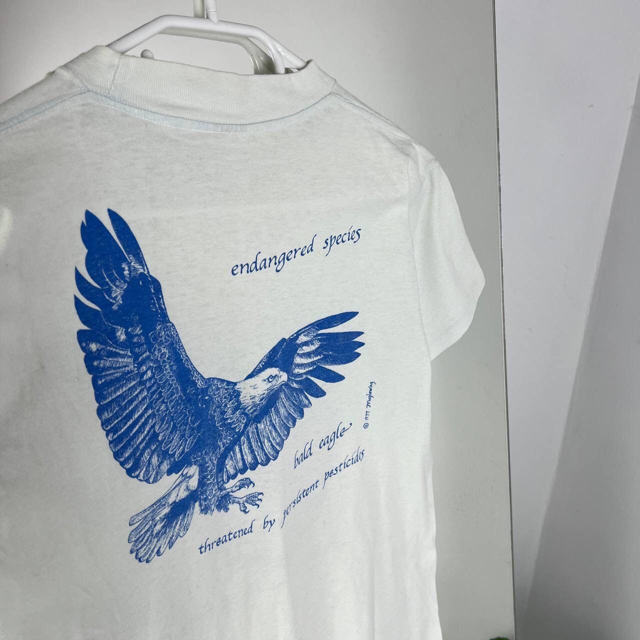 Vintage Rare 1997 Singe Stitch Wolf Bald Eagle Maple Wing 90s Size US S / EU 44-46 / 1 - 8 Thumbnail