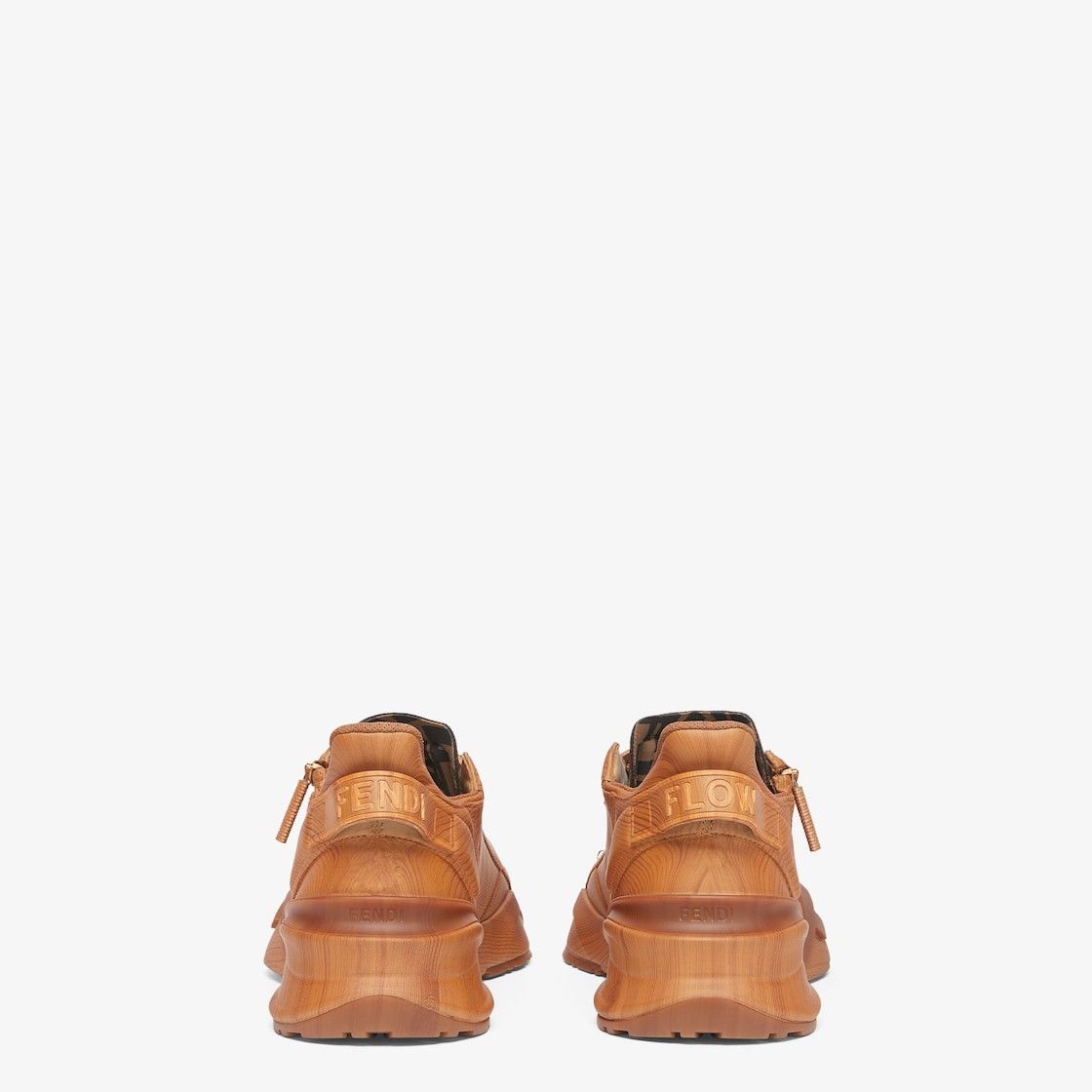 Fendi o1w1db10525 Flow Sneakers in Brown Size US 8 / EU 41 - 3 Thumbnail