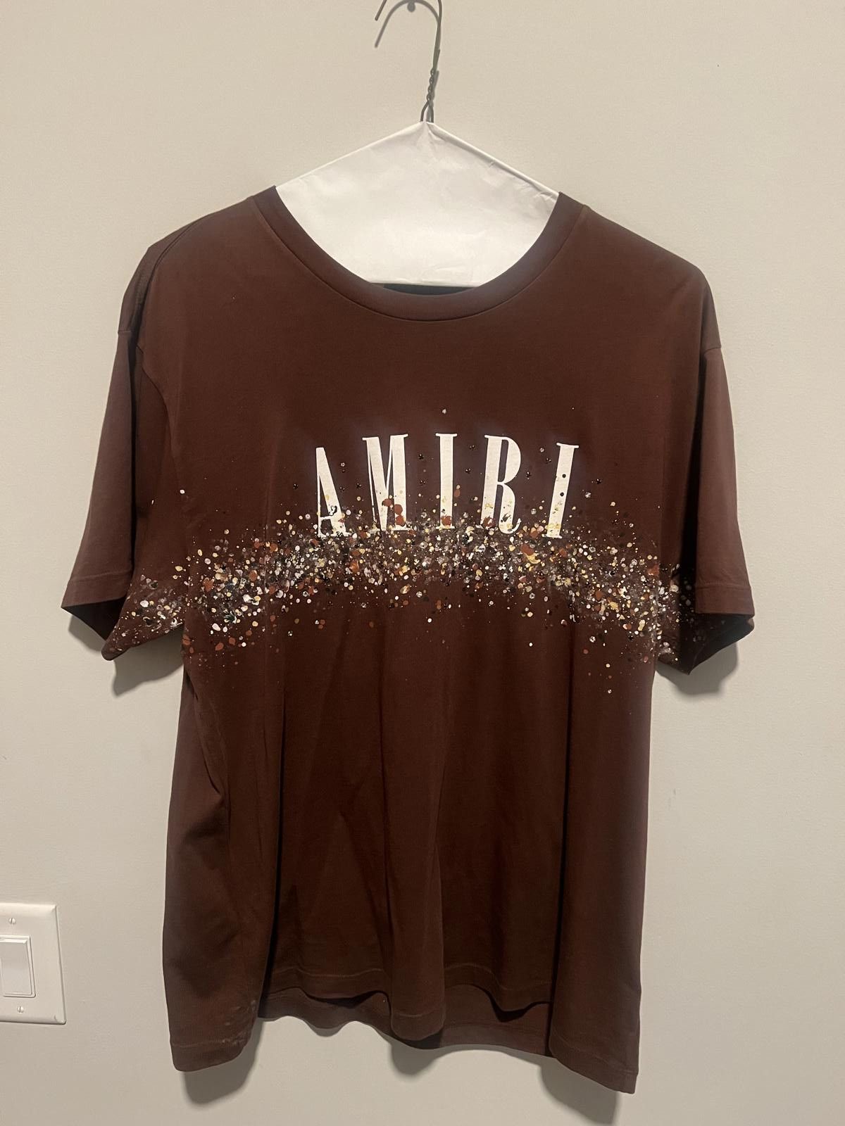 AMIRI Crystal T-shirt Brown
