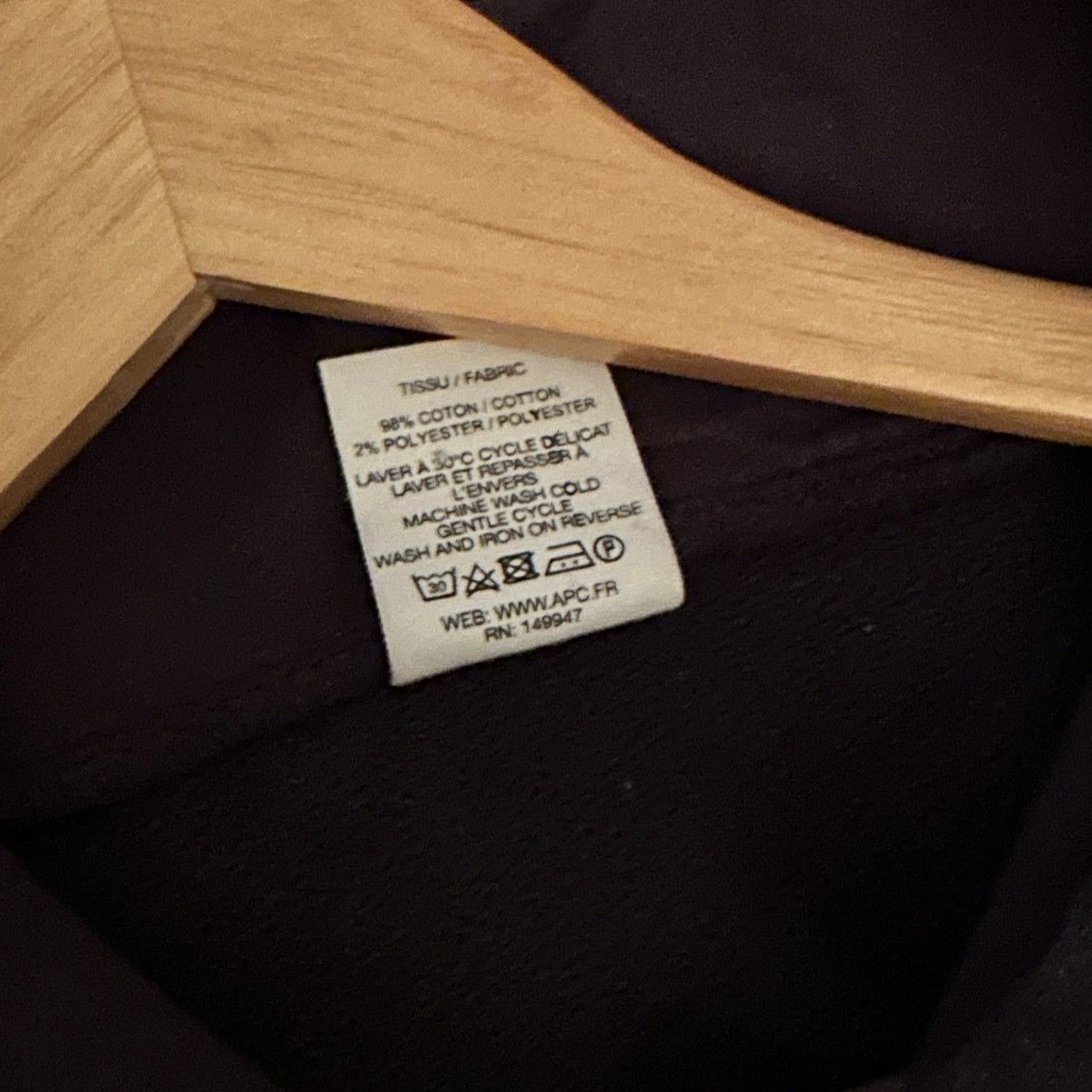 A.P.C. A.P.C Navy Hoodie Size US S / EU 44-46 / 1 - 4 Thumbnail