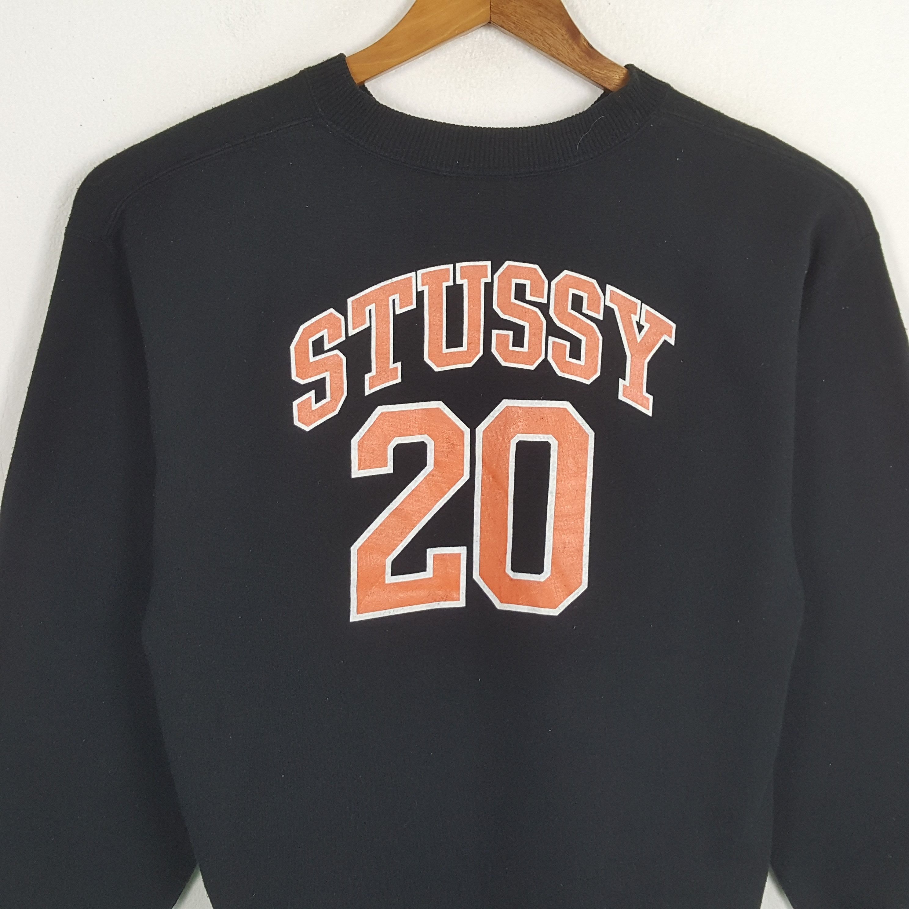 Stussy × Vintage Vintage STUSSY New York Yankees Style Streetwear Sweatshirt Size US M / EU 48-50 / 2 - 2 Thumbnail