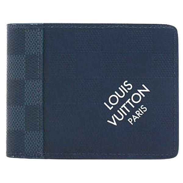 Louis Vuitton Louis Vuitton Damier Infini Portefeuille Slender Wallet N60544 Canvas Short Wallet N60544 in Pristine Condition