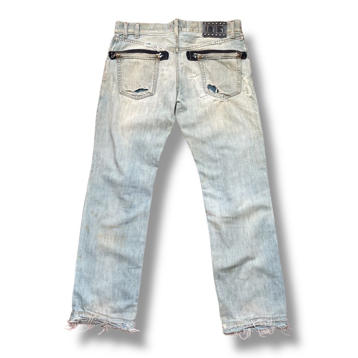 Dolce & Gabbana Distressed Runway Dolce & Gabbana Denim Classic 14 Size US 34 / EU 50 - 4 Thumbnail