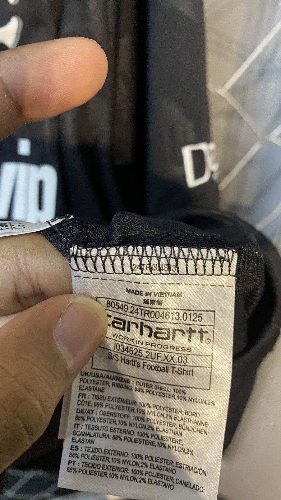 Carhartt Wip × Japanese Brand BNWT CARHARTT WIP S/S HARTT'S JERSEY BLACK OVP LARGE Size US L / EU 52-54 / 3 - 11 Thumbnail
