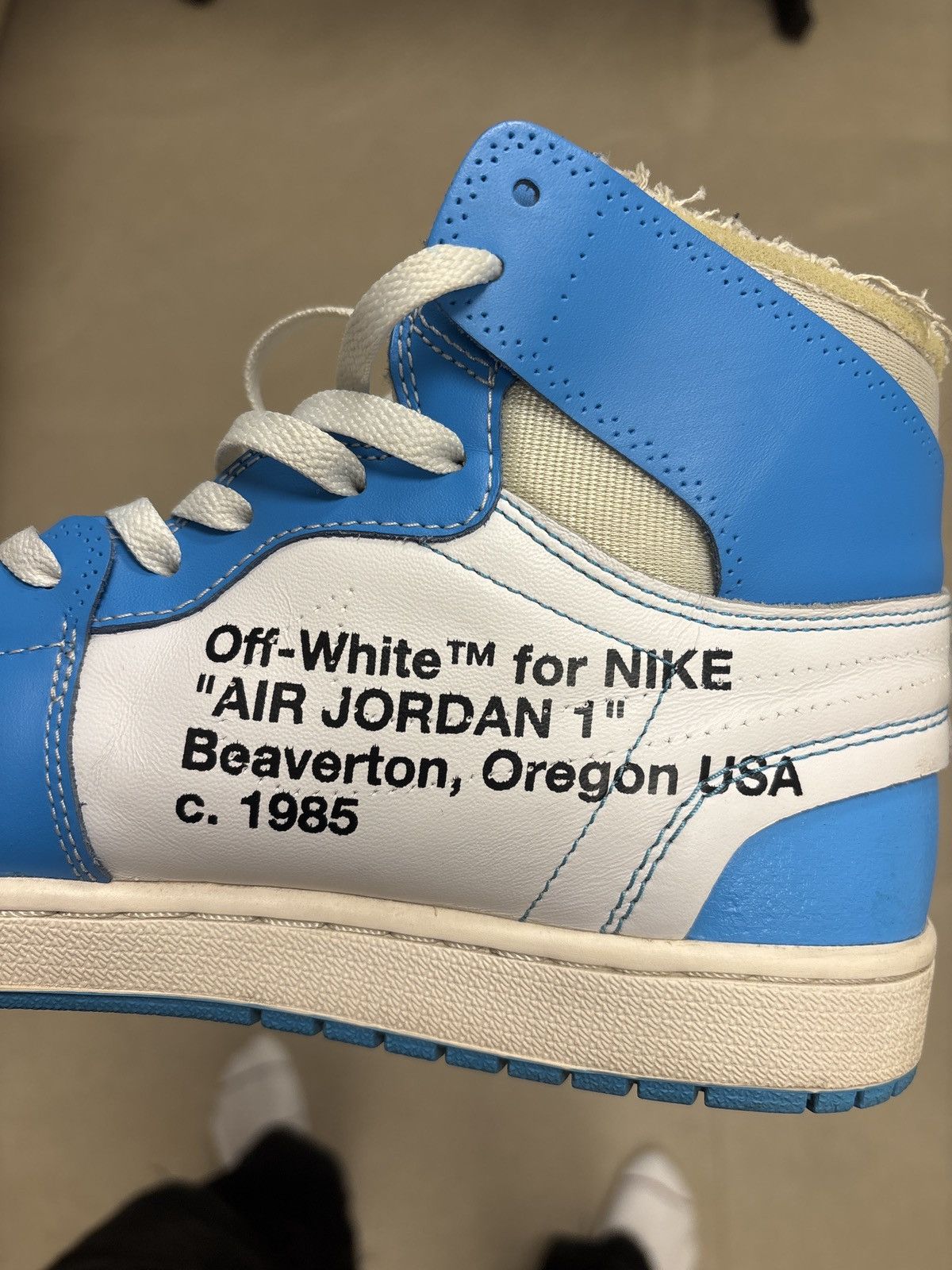 Nike × Off-White Off white unc jordan 1 Size US 11.5 / EU 44-45 - 16 Thumbnail