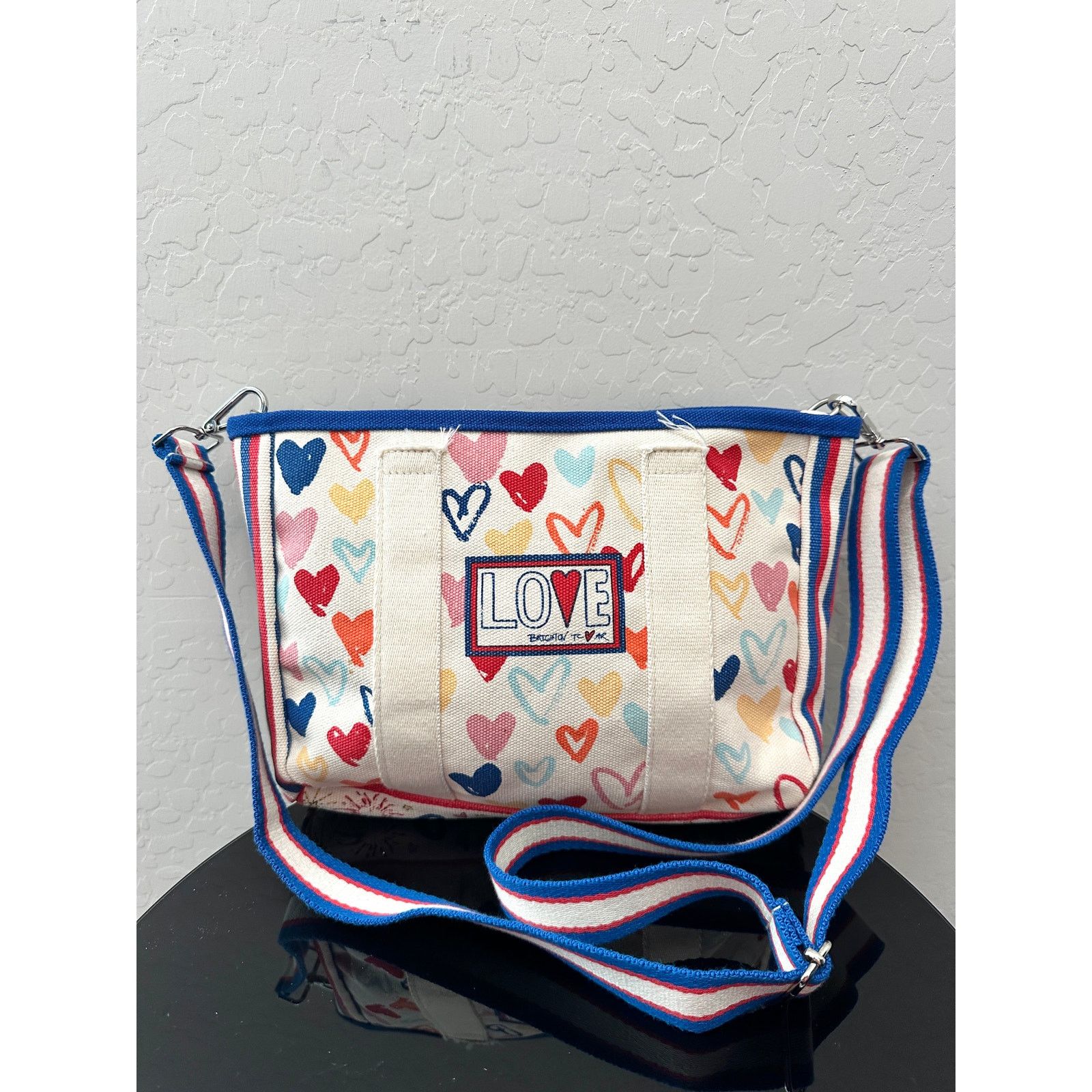 Brighton BRIGHTON | Red White And You Canvas Mini Tote Bag Purse Size ONE SIZE - 1 Thumbnail