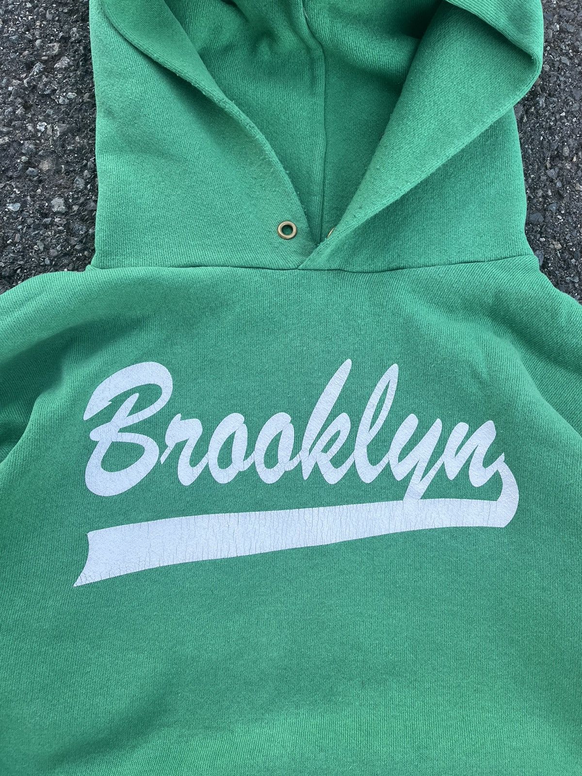 4GSELLER VTG cropped “Brooklyn” hoodie RARE Size US M / EU 48-50 / 2 - 3 Thumbnail