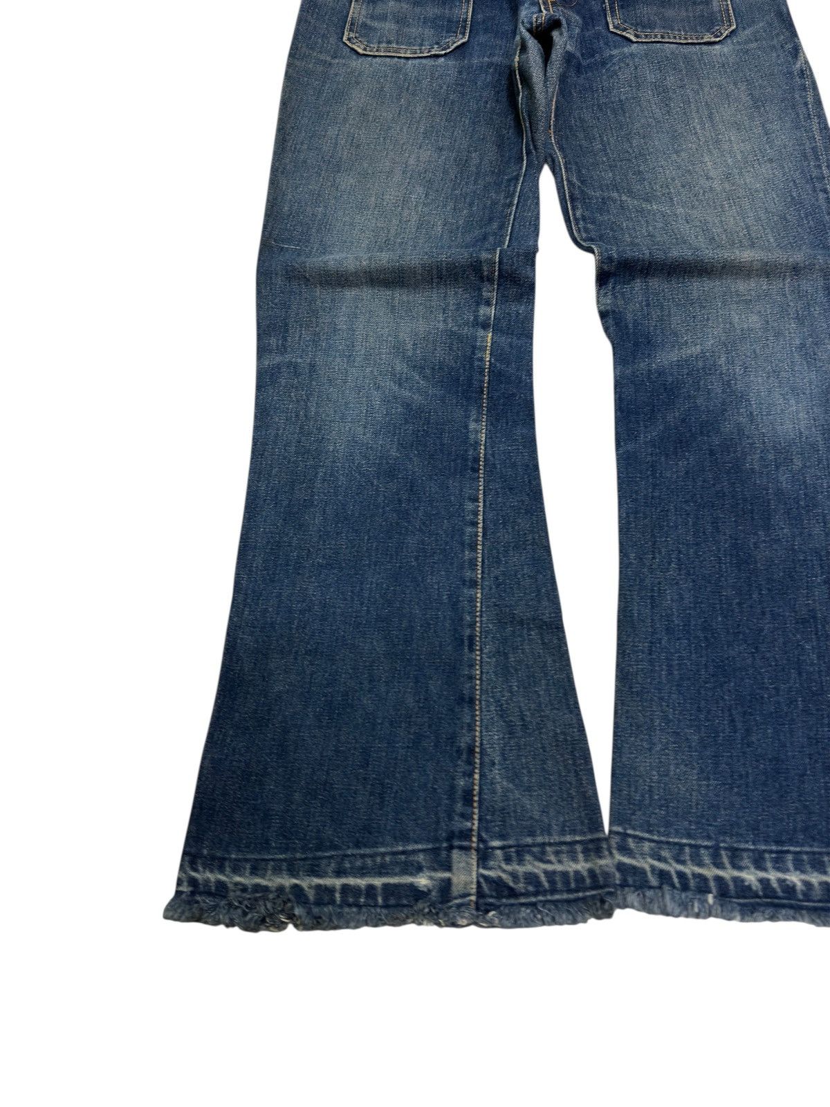 Hysteric Glamour Mc Campbell Release Hem Flare Denim Shorter Inseam Fit Size US 30 / EU 46 - 7 Thumbnail