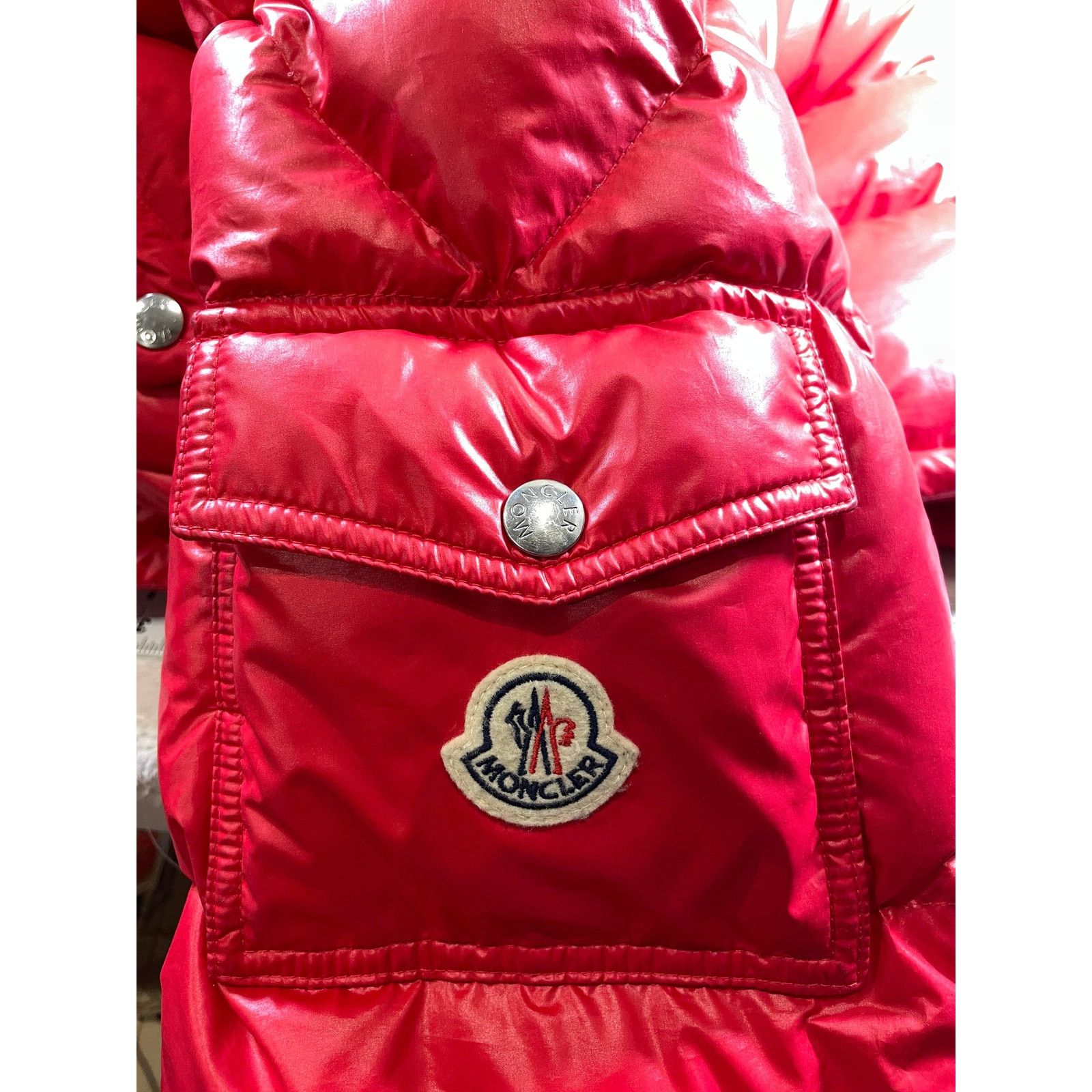 Moncler Moncler Red Masaya Puffer Jacket Size US L / EU 52-54 / 3 - 17 Thumbnail