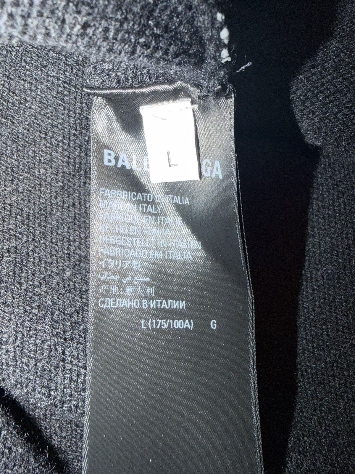 Balenciaga Balenciaga mens cashmere blend knit sweater. L Size US L / EU 52-54 / 3 - 2 Thumbnail