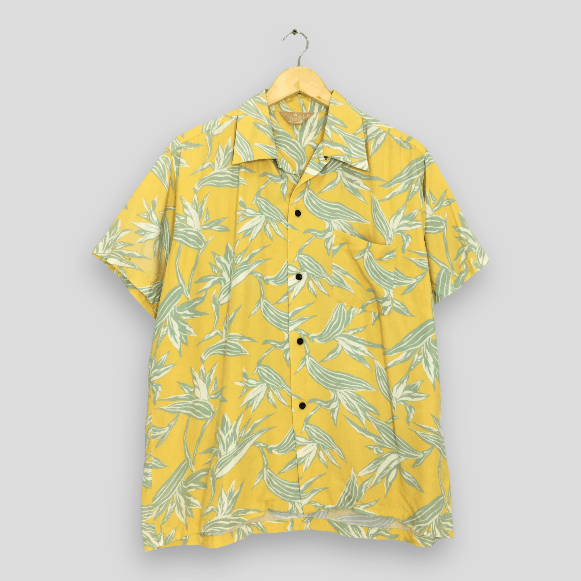 Japanese Brand × Vintage Vintage 90s Boon Pal Floral Hawaiian Rayon Shirt Large Size US L / EU 52-54 / 3 - 1 Thumbnail