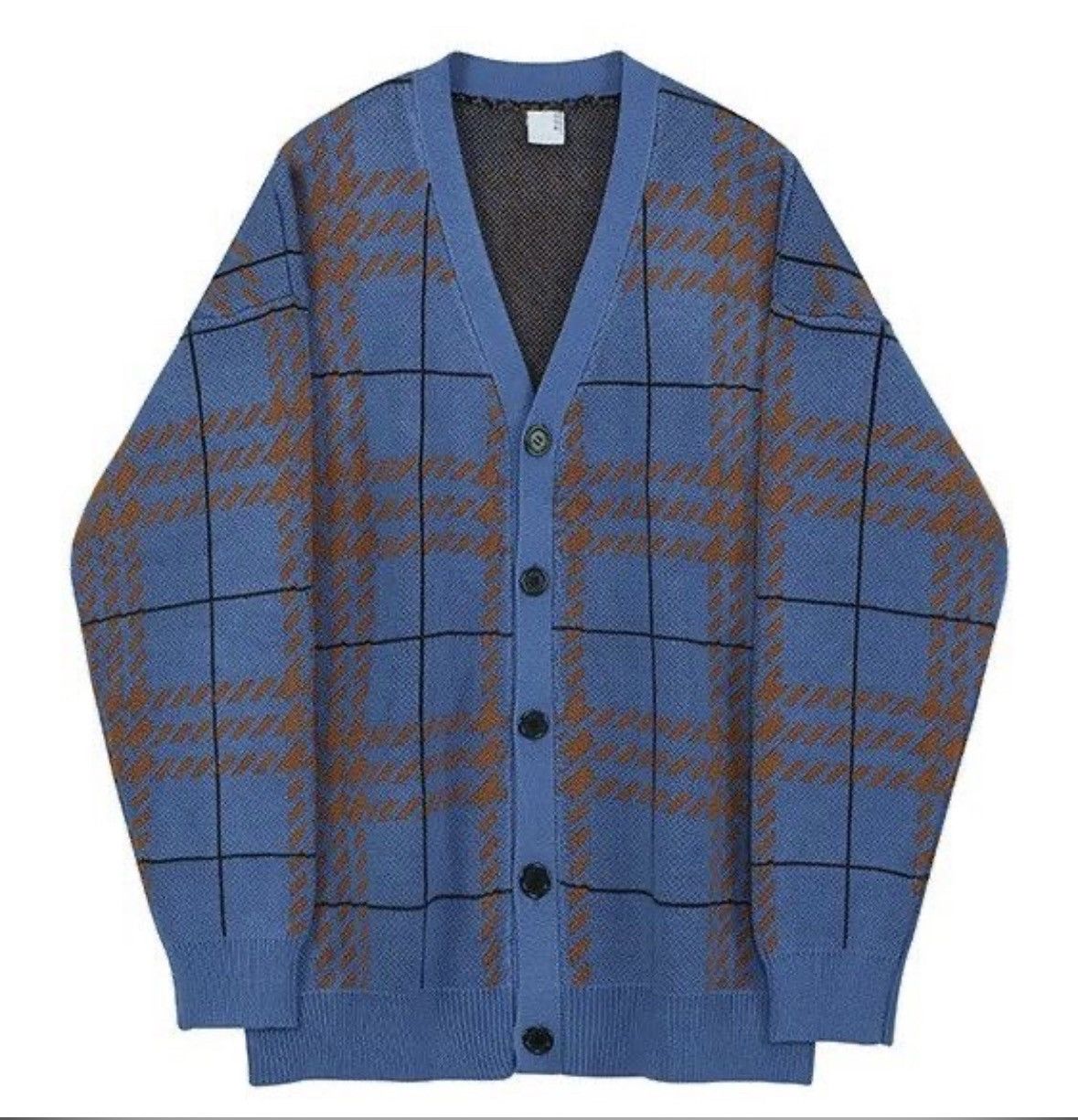 Japanese Brand V Neck Buttoned Long Sleeve Knit Jacket Size US M / EU 48-50 / 2 - 1 Thumbnail