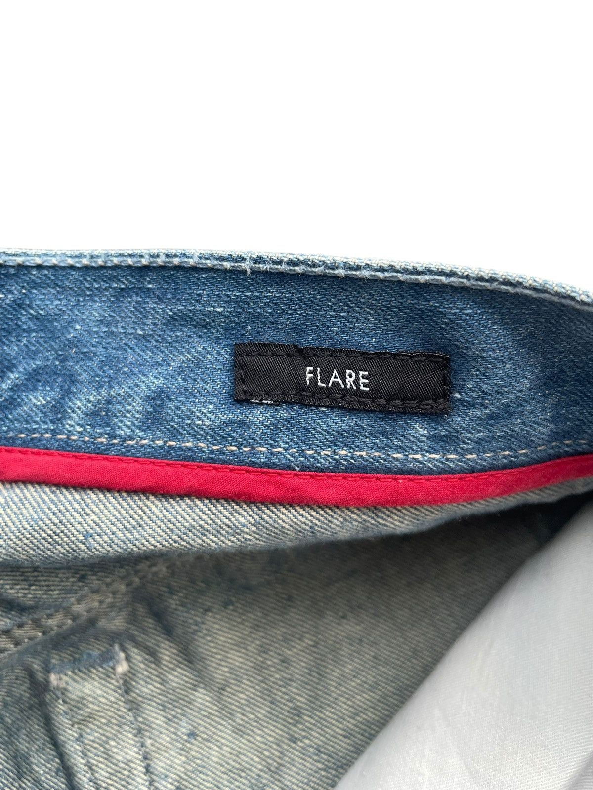 Calvin Klein × Vintage Vintage Calvin Klein Flare Distresed Denim Size 28" / US 6 / IT 42 - 5 Thumbnail