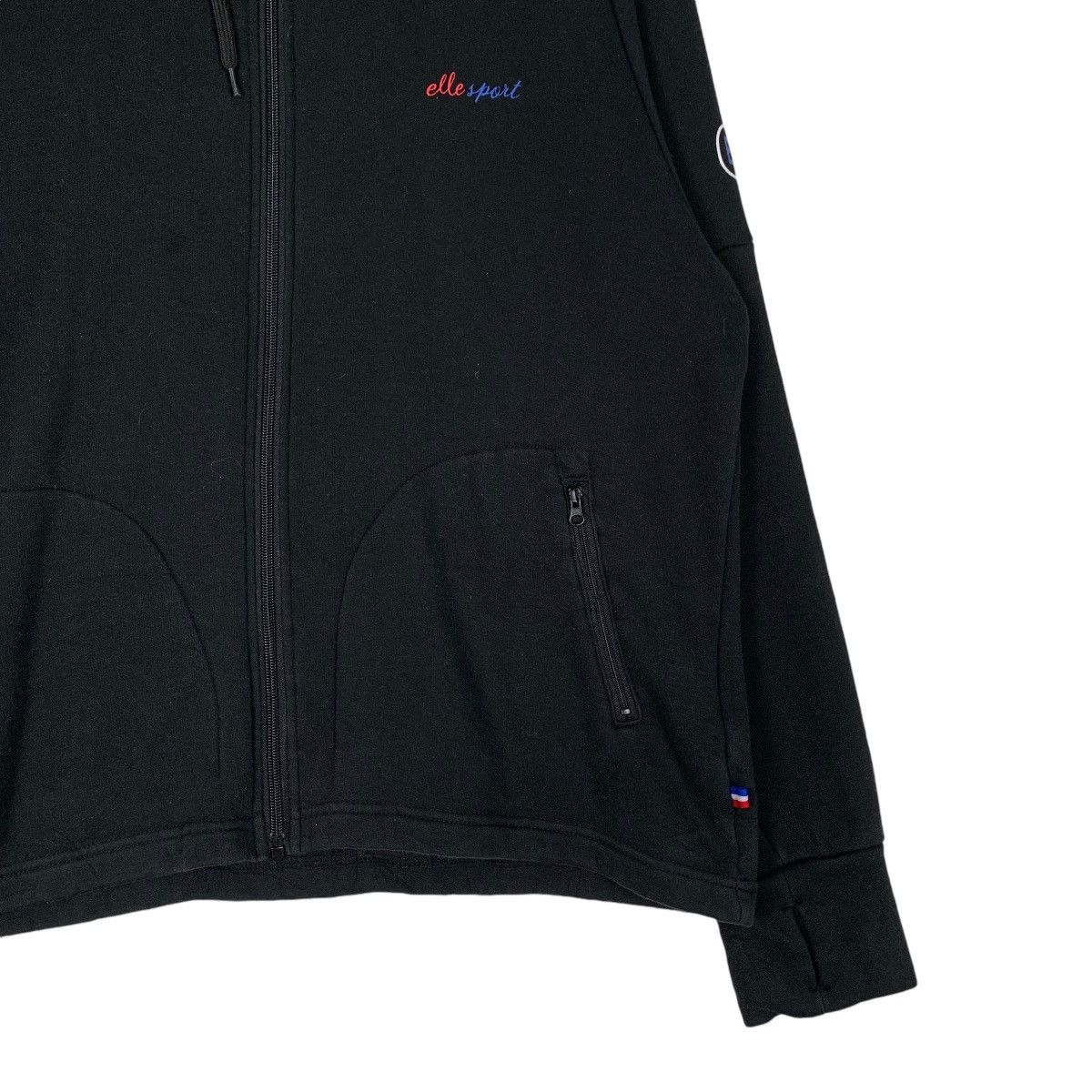 Japanese Brand ELLE SPORT Zipper Hoodies Sweatshirt #1294-C58 Size L / US 10 / IT 46 - 4 Thumbnail