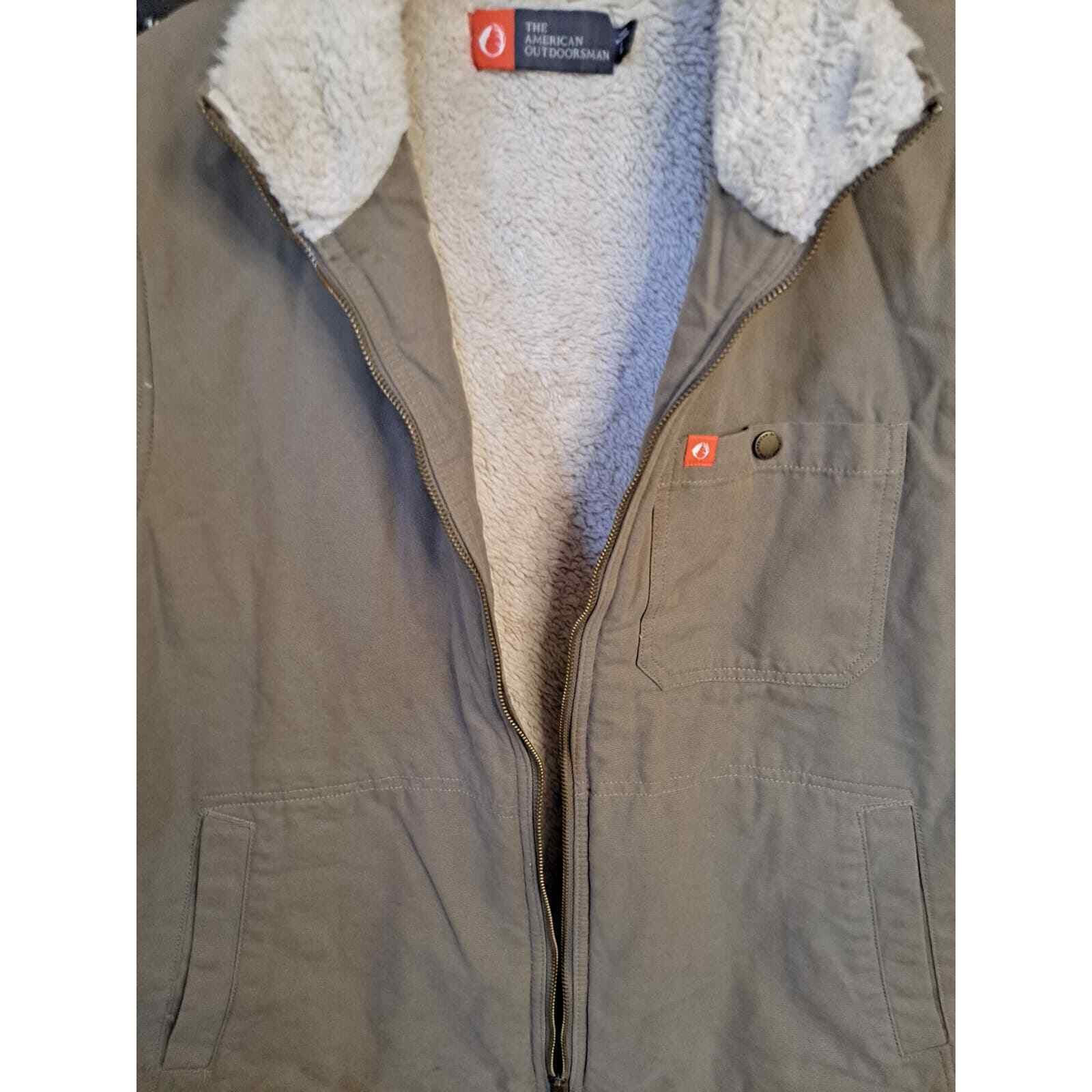Other The American Outdoorsman Canvas Sherpa Lined Zip Up Vest Siz Size US L / EU 52-54 / 3 - 5 Thumbnail