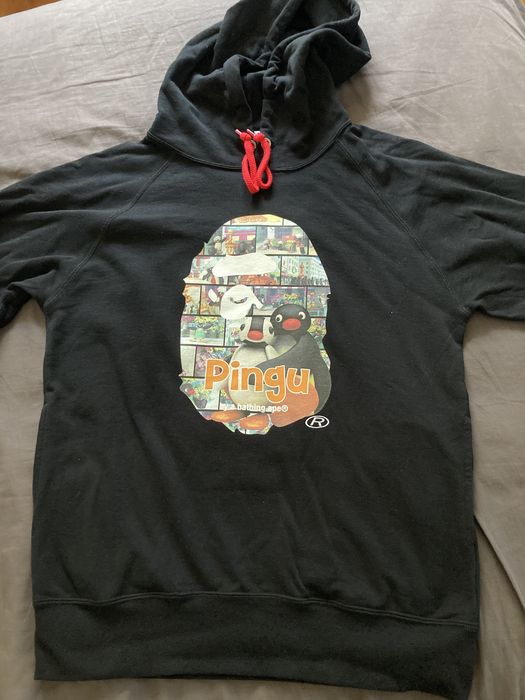 Bape discount pingu hoodie