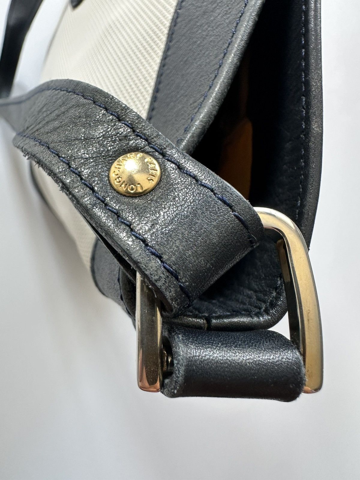 Longchamp 80’s Longchamp Paris Bucket Shoulder Bag Vintage Size ONE SIZE - 12 Thumbnail