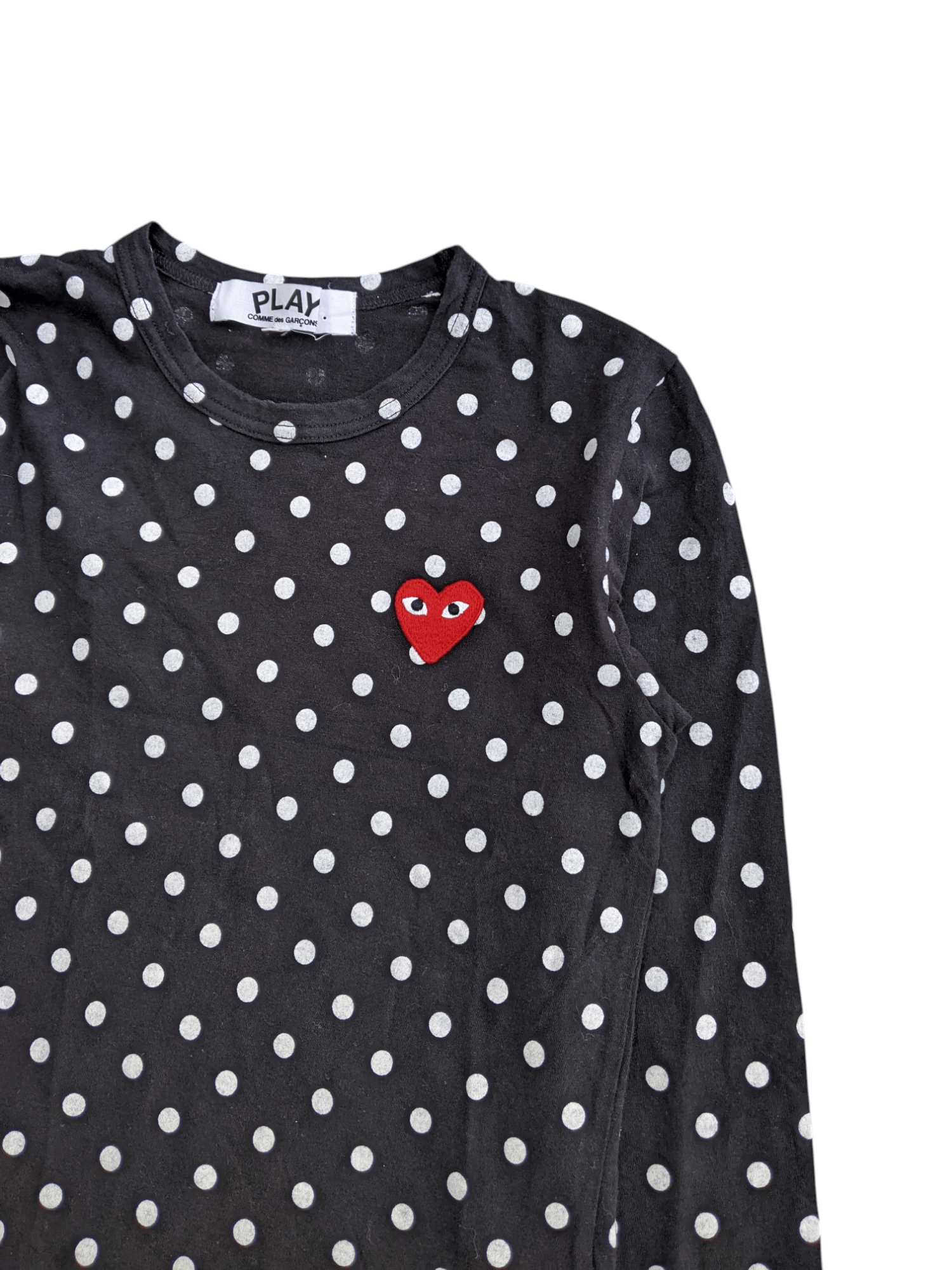 Comme des Garcons PLAY Comme Des Garcons Play Polkadot Long Sleeve t-shirt Size US S / EU 44-46 / 1 - 10 Thumbnail