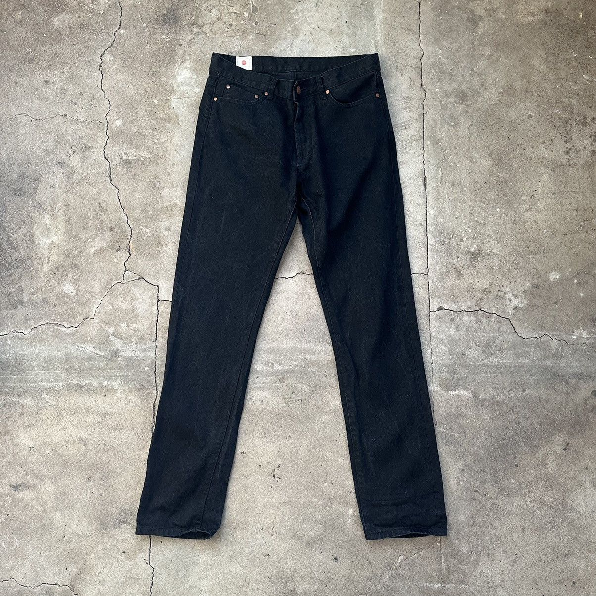 Han Kjobenhavn HAN Kjobenhavn Selvedge regular fit Japan Black Denim Size US 31 - 1 Thumbnail
