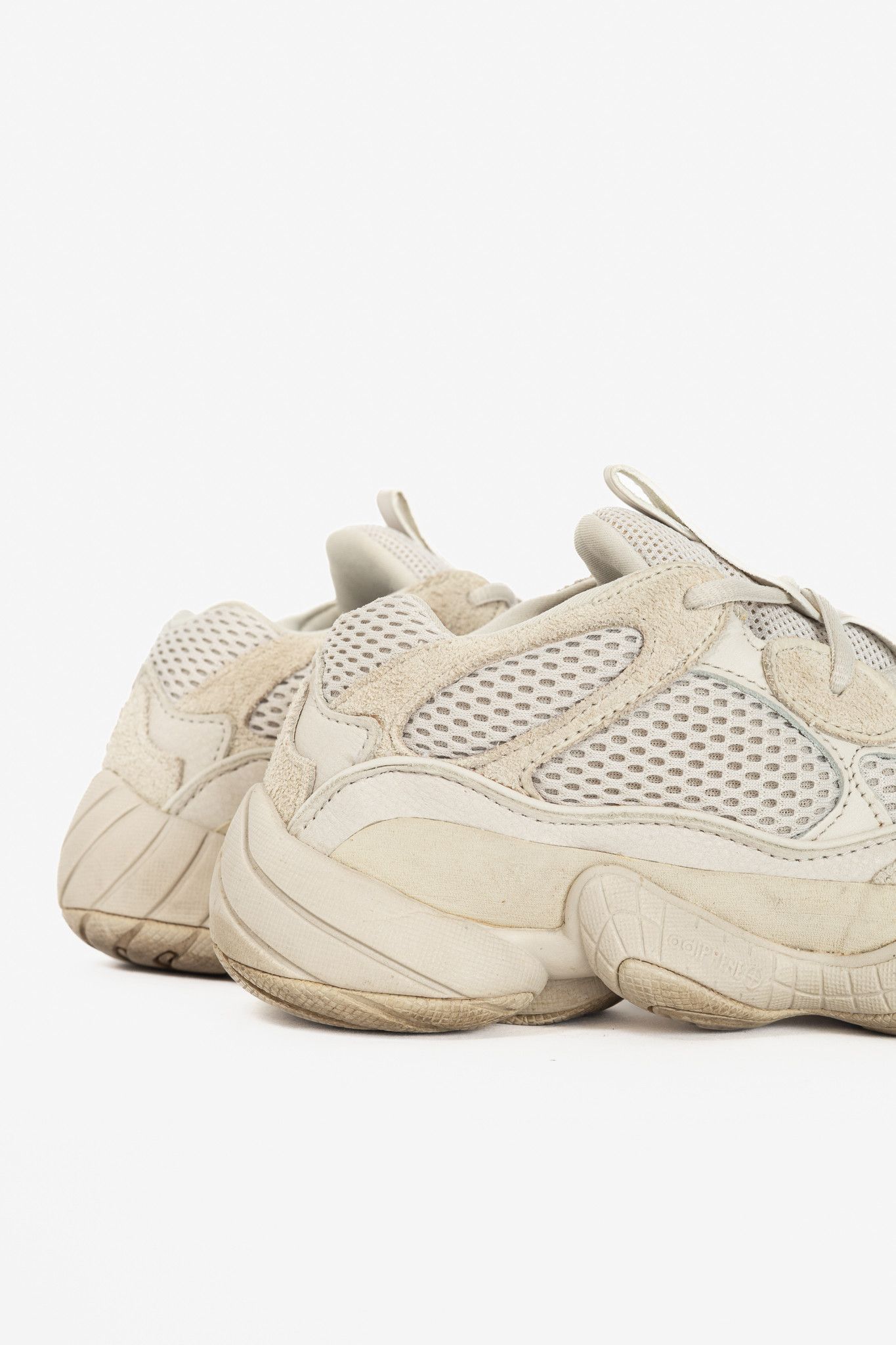 Yeezy Adidas Yeezy 500 "Blush" Suede & Mesh Sneakers Size US 4.5 / IT 34.5 - 10 Thumbnail