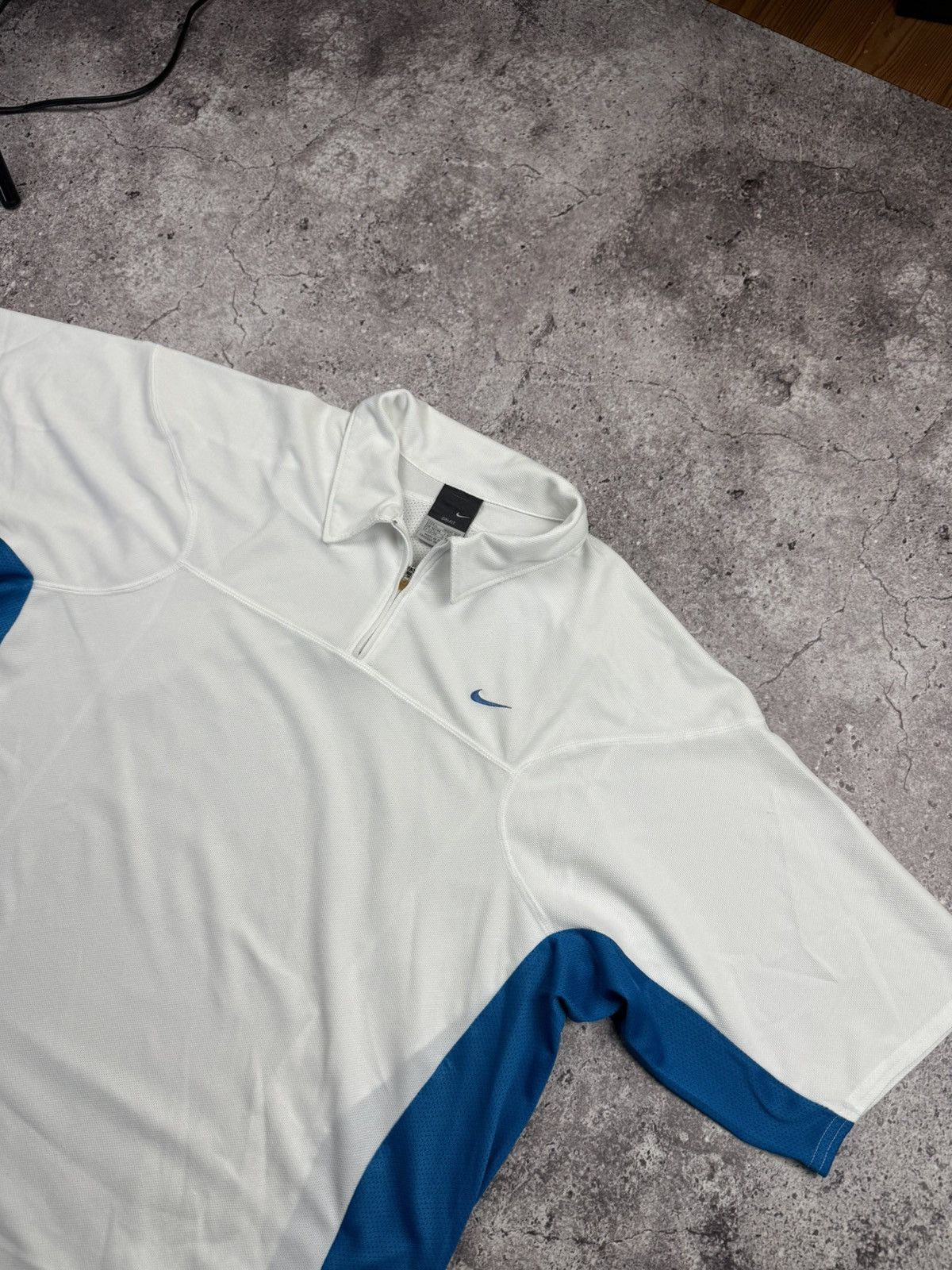 Nike 90’s NIKE COURT RARE SWOOSH Y2K LOGO RETRO 1/4 ZIP POLO TEE Size US L / EU 52-54 / 3 - 2 Thumbnail