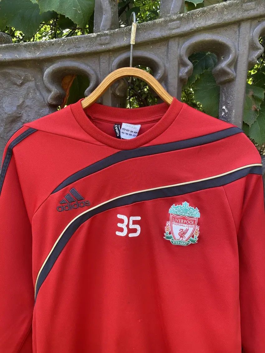 Adidas × Vintage Vintage Adidas Liverpool 2009/2010 Jumper Sweatshirt Size US M / EU 48-50 / 2 - 4 Thumbnail