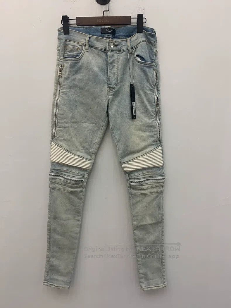 Amiri Amiri Light blue denim pants Size US 30 / EU 46 - 1 Thumbnail