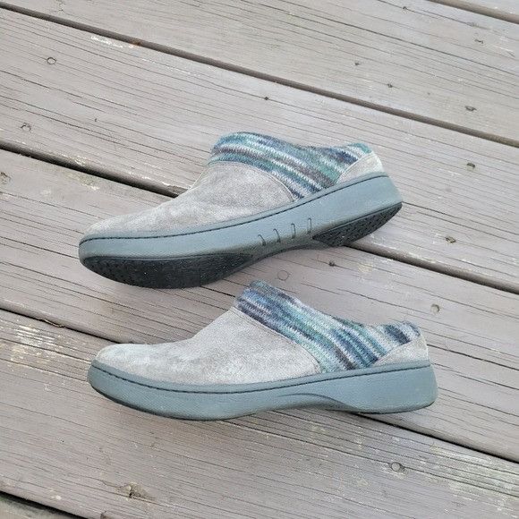 Dansko Dansko Emily Gray Suede Slip On Slipper Clogs Size 39 Size US 8.5 / IT 38.5 - 4 Thumbnail