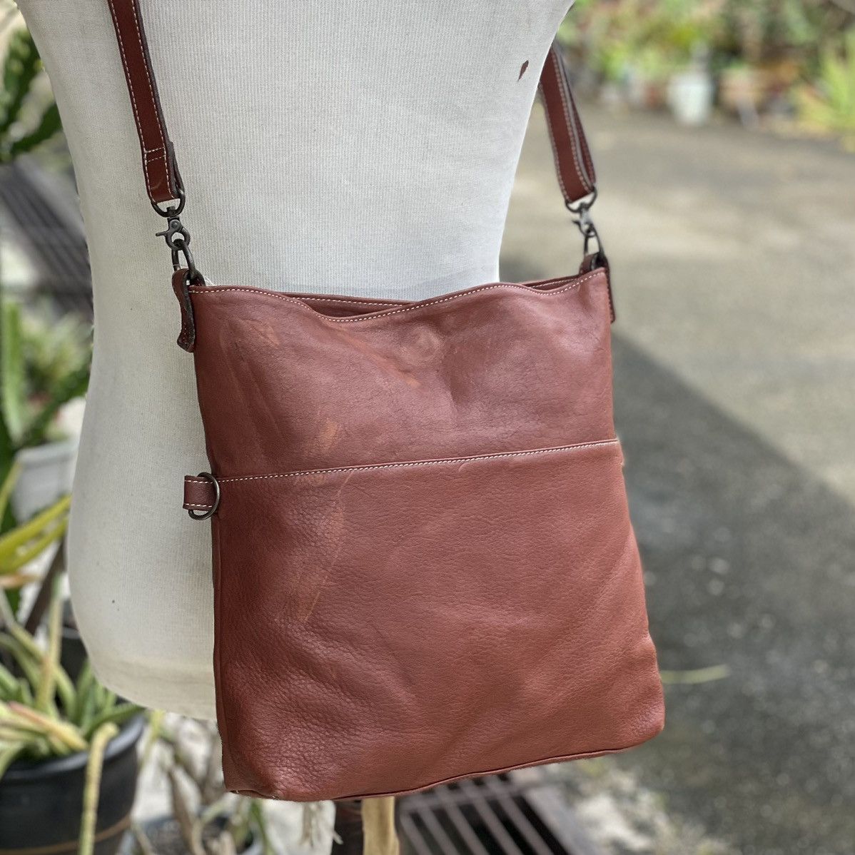 Genuine Leather × Leather Leather Crossbody Bag Size ONE SIZE - 5 Thumbnail
