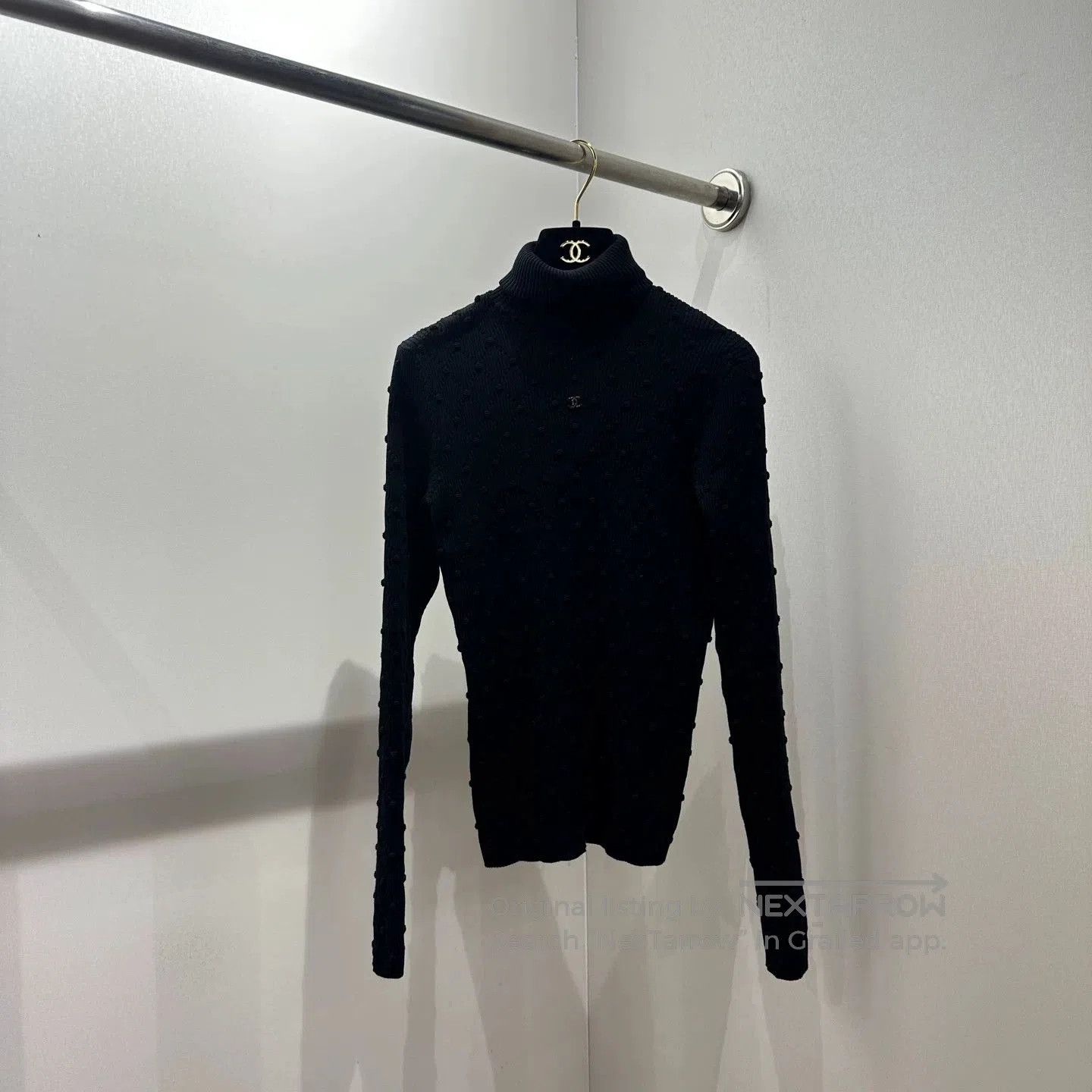 Chanel Chanel Knit Turtleneck Diamond Logo Slim. Size XS / US 0-2 / IT 36-38 - 1 Thumbnail