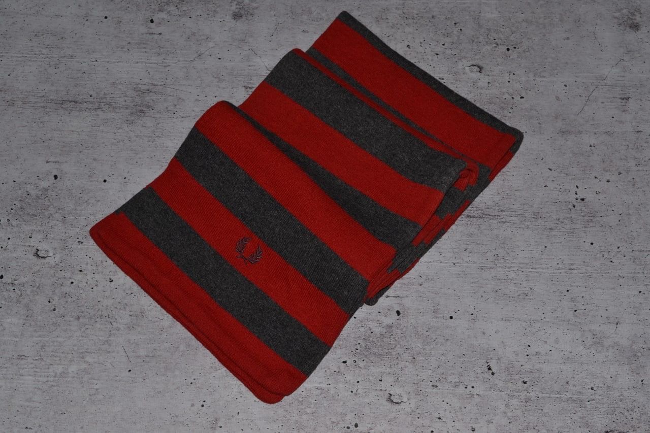 Fred Perry × Vintage Fred Perry Scarf Vintage Wool Size ONE SIZE - 2 Thumbnail