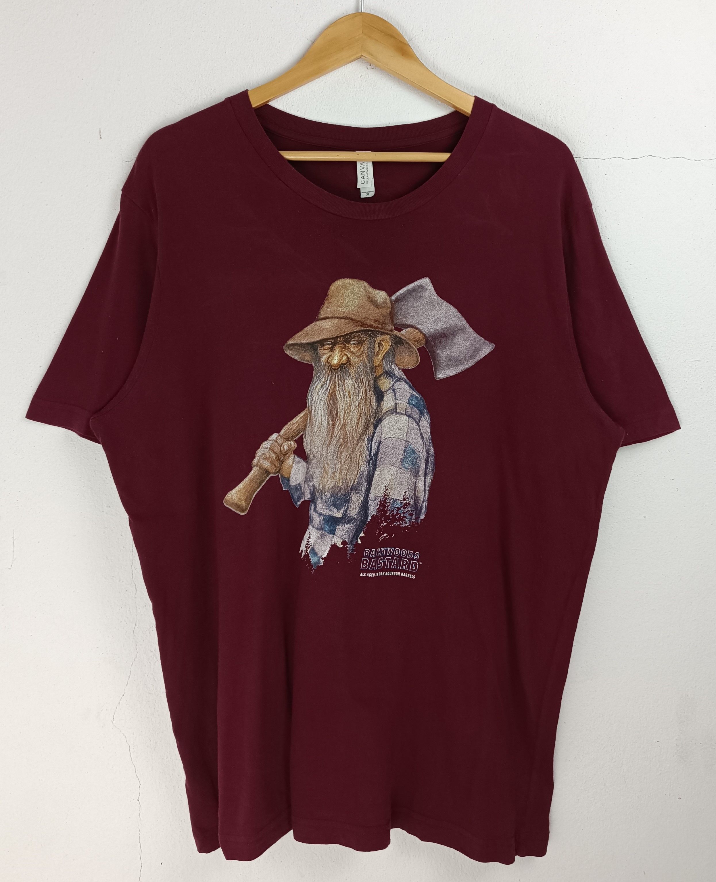 Vintage VINTAGE BACKWOODS BASTARD BREWING BEER DRINKS TEE Size US XL / EU 56 / 4 - 3 Thumbnail