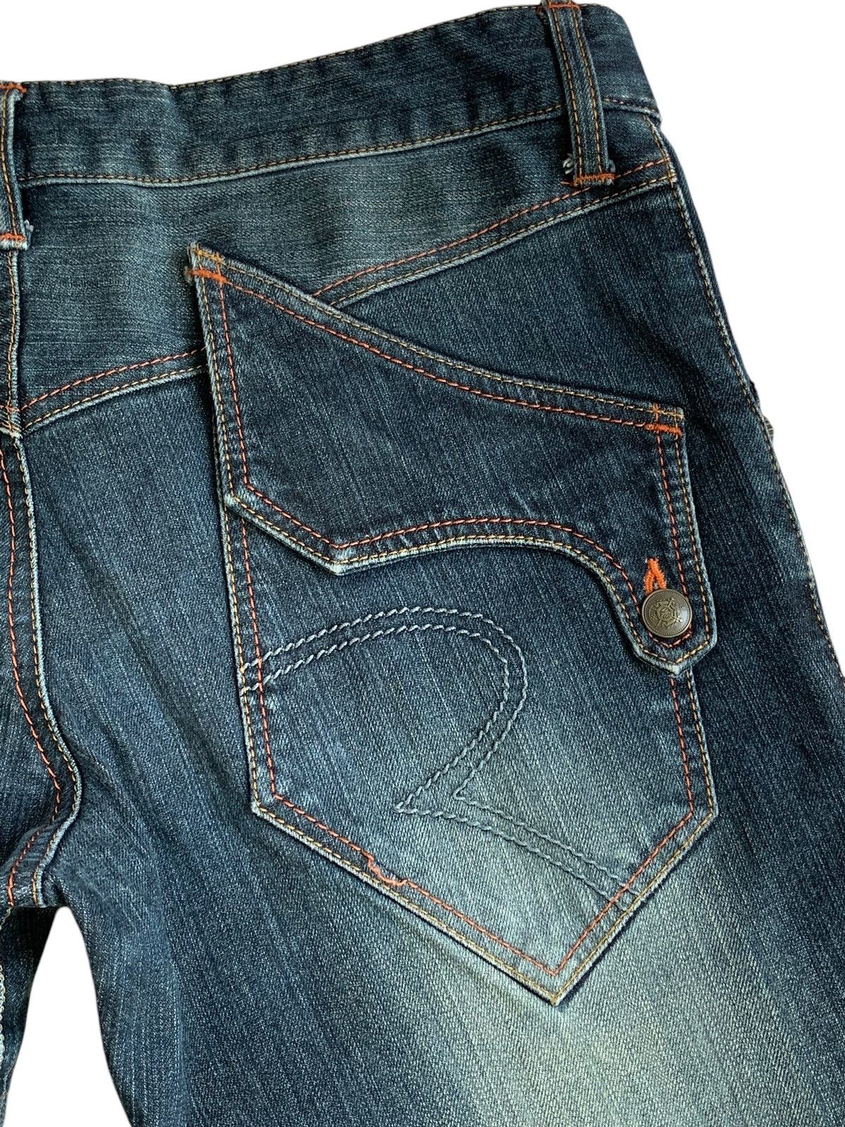 Obelisk Obelisk Archive Edo Black Flared Indigo Mudwash Denim Size US 32 / EU 48 - 19 Thumbnail