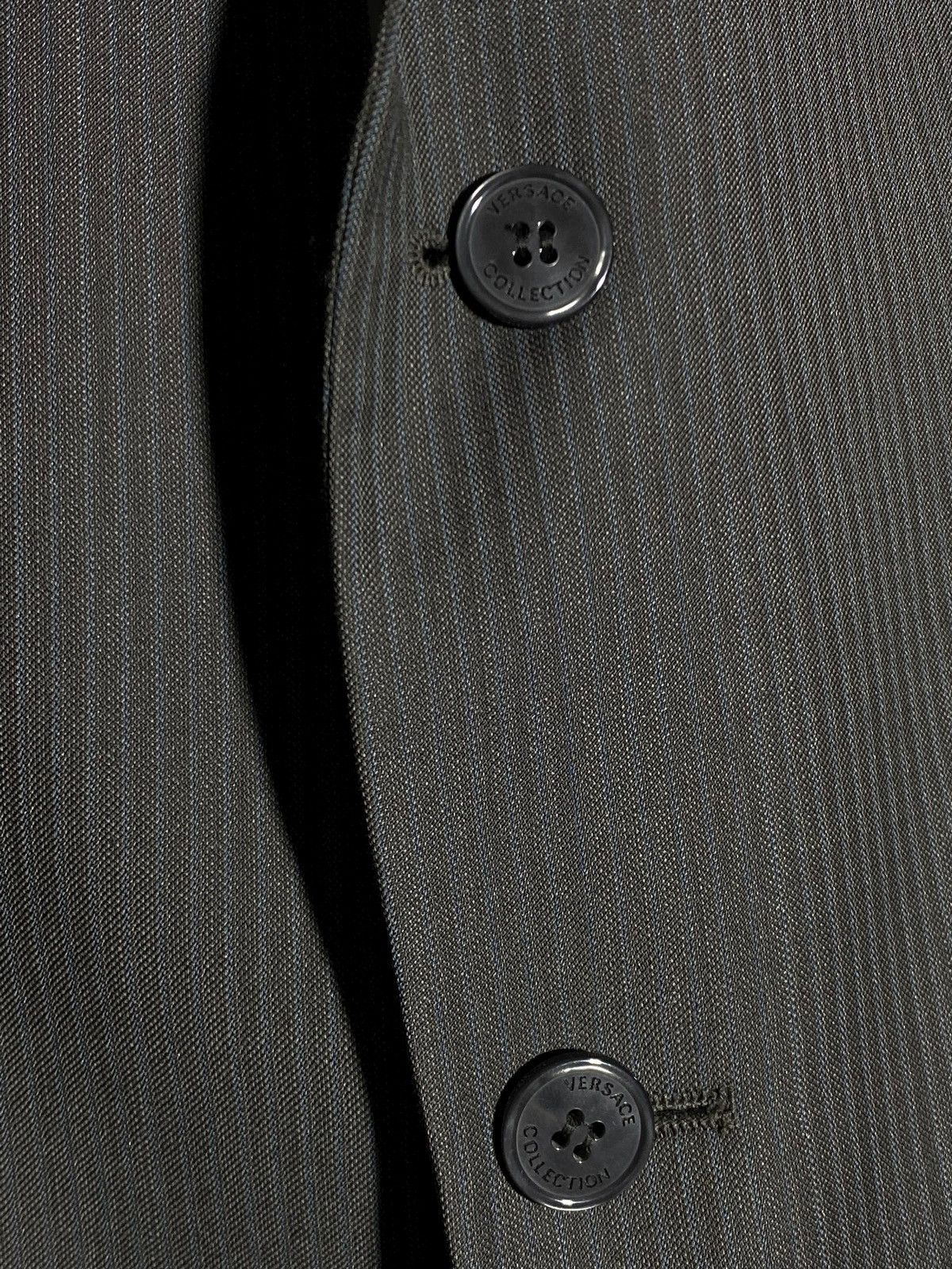 Versace Versace Collection Pinstripe Wool Blend Men’s Premium Suit Size 50R - 10 Thumbnail