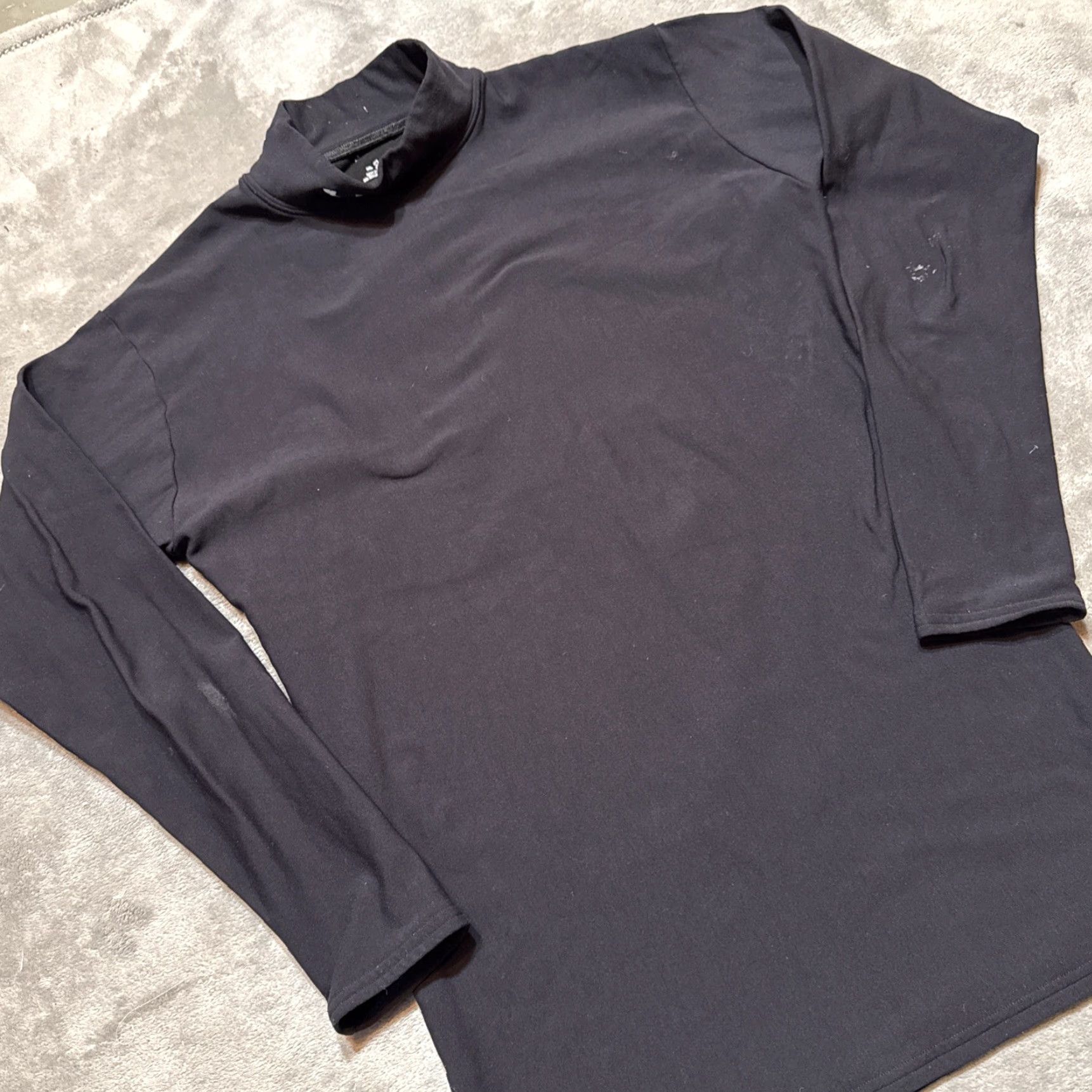 Under Armour Under Armour Cold Gear Fitted Shirt Mens XL Black Fitted Mock Neck Size US XL / EU 56 / 4 - 4 Thumbnail
