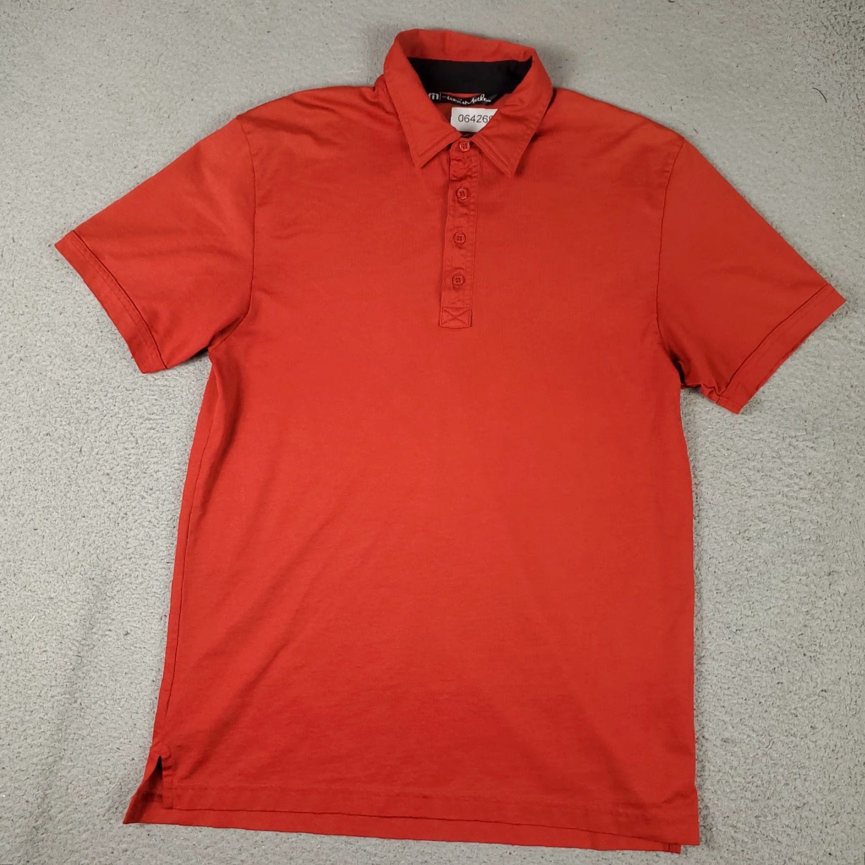 TravisMathew Travis Mathew Polo Shirt Mens Size M Red Golf Casual Short Sleeve Shirt Size US M / EU 48-50 / 2 - 2 Thumbnail