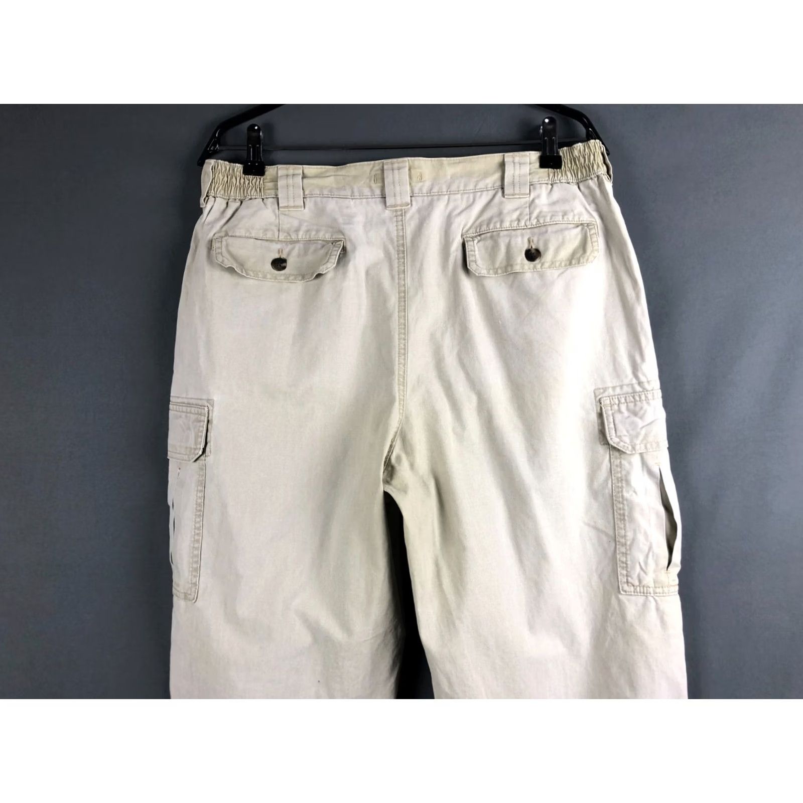 Vintage L.L. Bean Pants Men Size 36 Cotton Khaki Cargo Size US 36 / EU 52 - 5 Thumbnail
