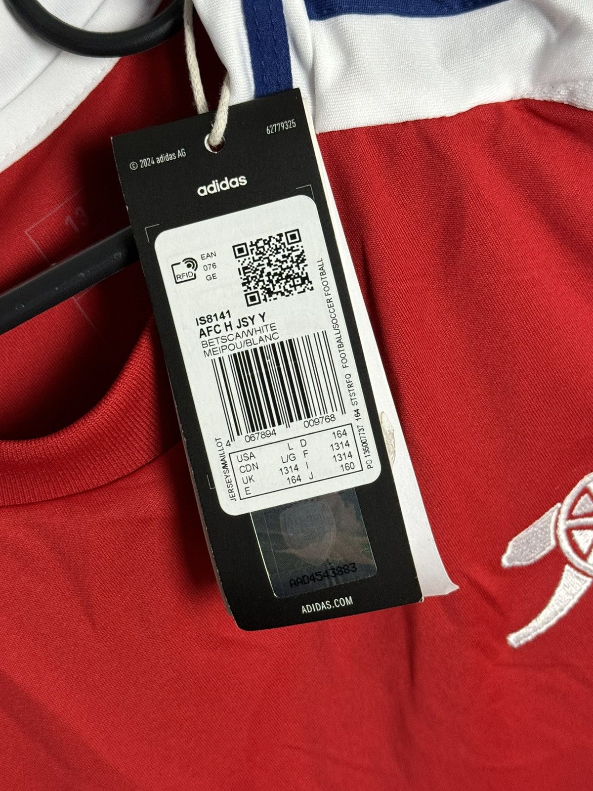 Adidas KIDS New Arsenal 24/25 Home Havertz Football Jersey T-Shirt Size US XS / EU 42 / 0 - 11 Thumbnail