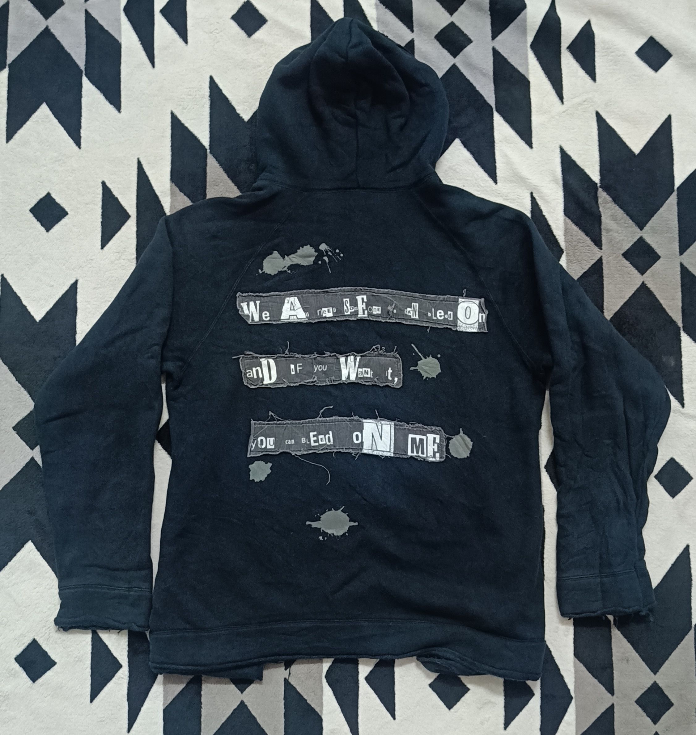 PPFM 🔥🔥Rare PPFM Punk/Gothic Hoodie Size US L / EU 52-54 / 3 - 4 Thumbnail