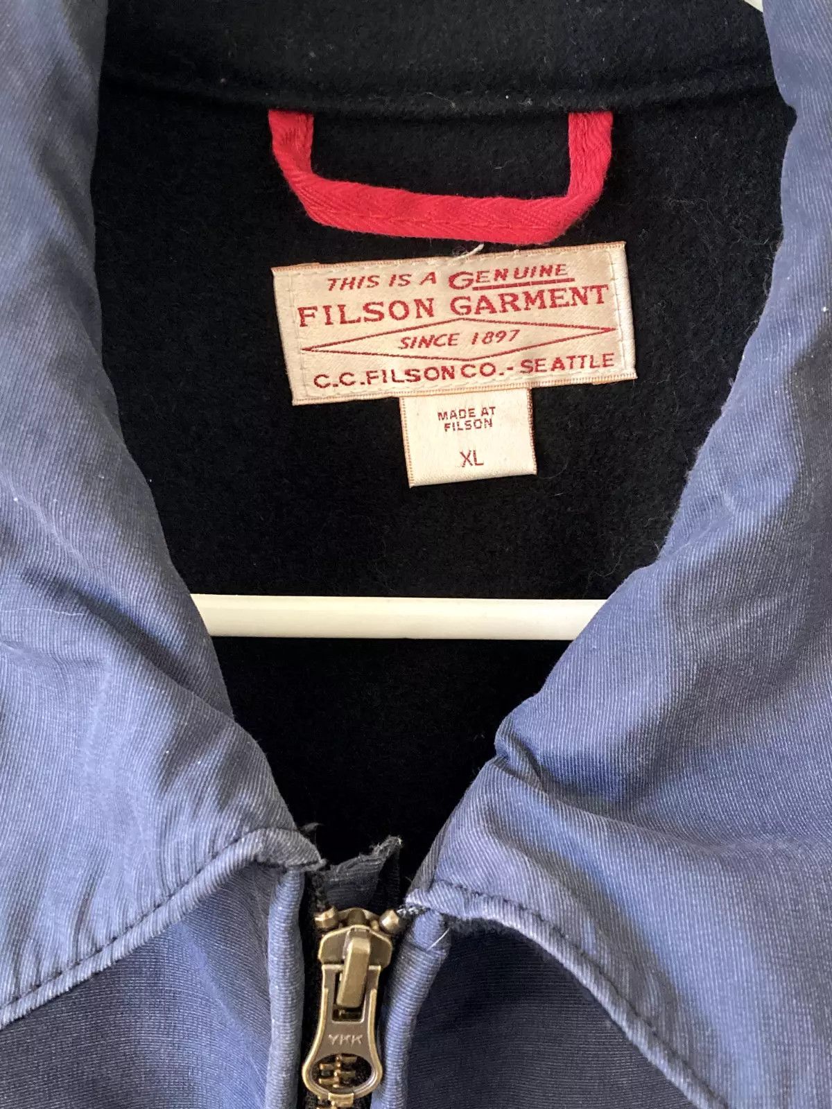 Filson Filson Mackinaw Tin Cloth Bell Bomber Jacket Size US XL / EU 56 / 4 - 2 Thumbnail