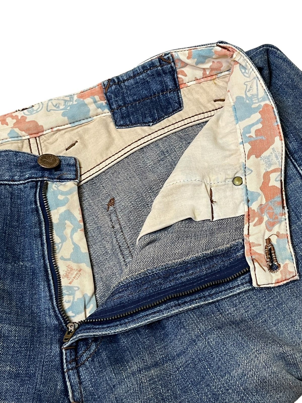 Japanese Brand Japanese streetwear NINE RULAZ LINE NRL distressed jeans Size US 36 / EU 52 - 15 Thumbnail