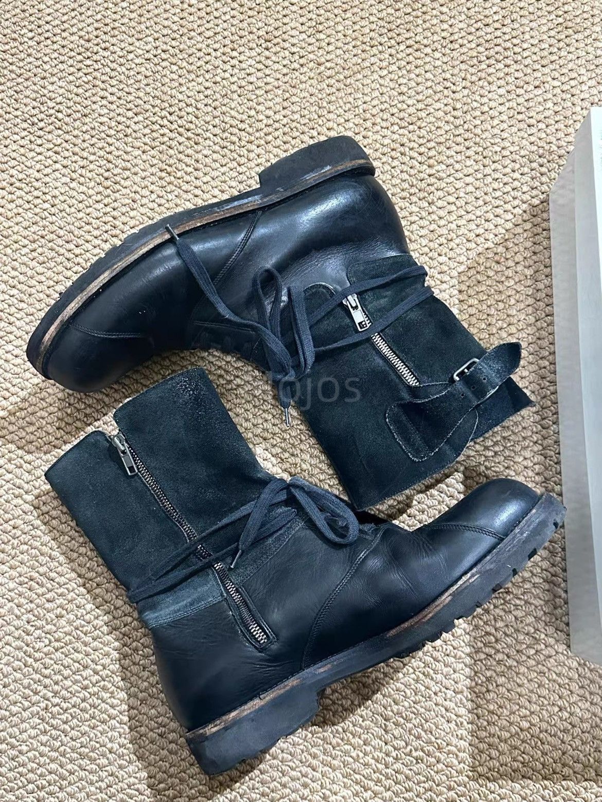 Maison Margiela 10AW Engineer Side Zip Boots