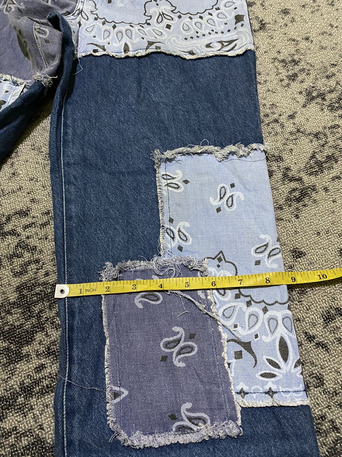 Hysteric Glamour Y2k boohoo blue “Kapital style” paisley pants Size US 30 / EU 46 - 14 Thumbnail
